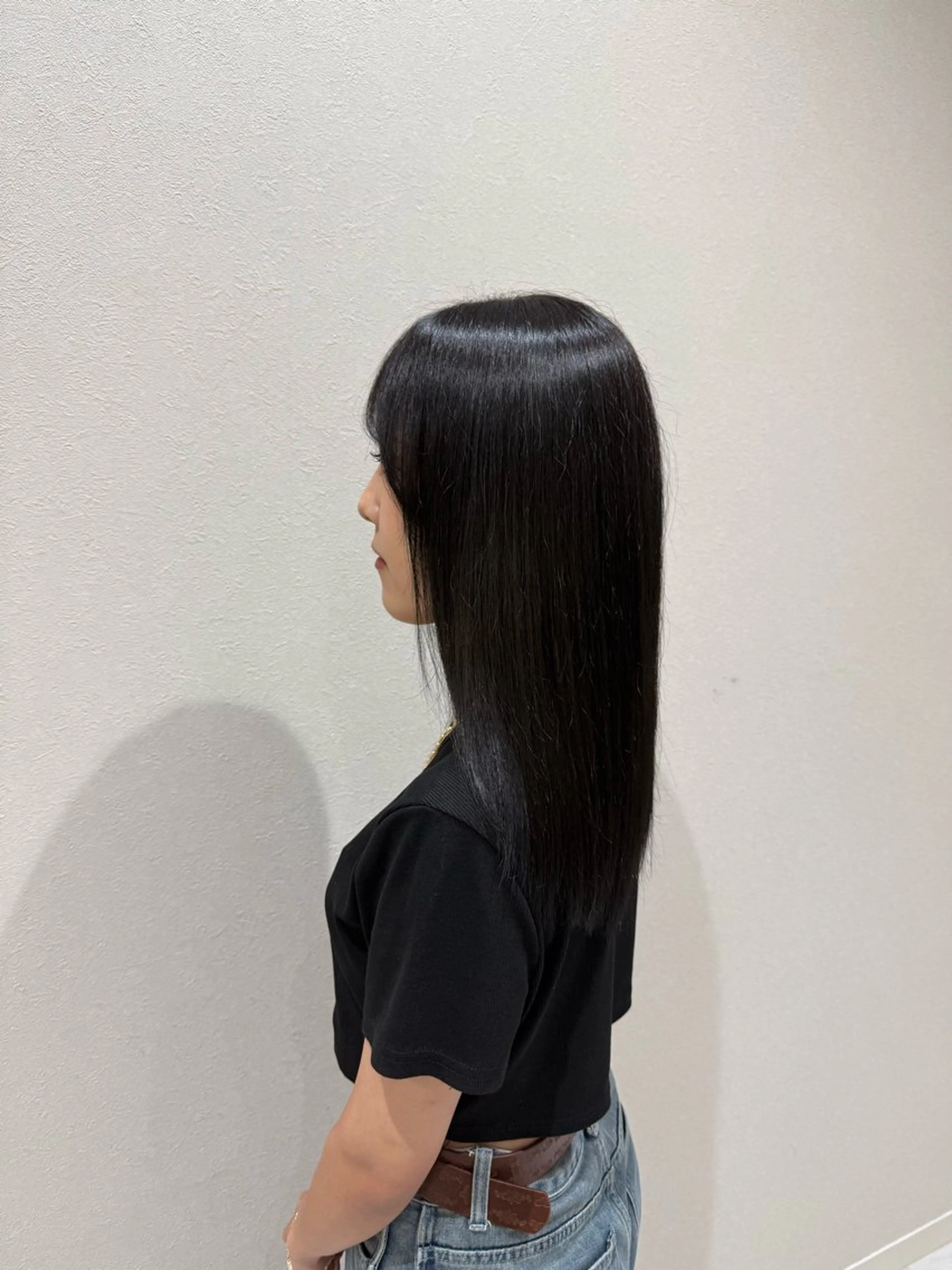 ロング カラー カット ヘアカラー トリートメント 韓国レイヤー｜ 透明感カラー｜ココナのヘアスタイル