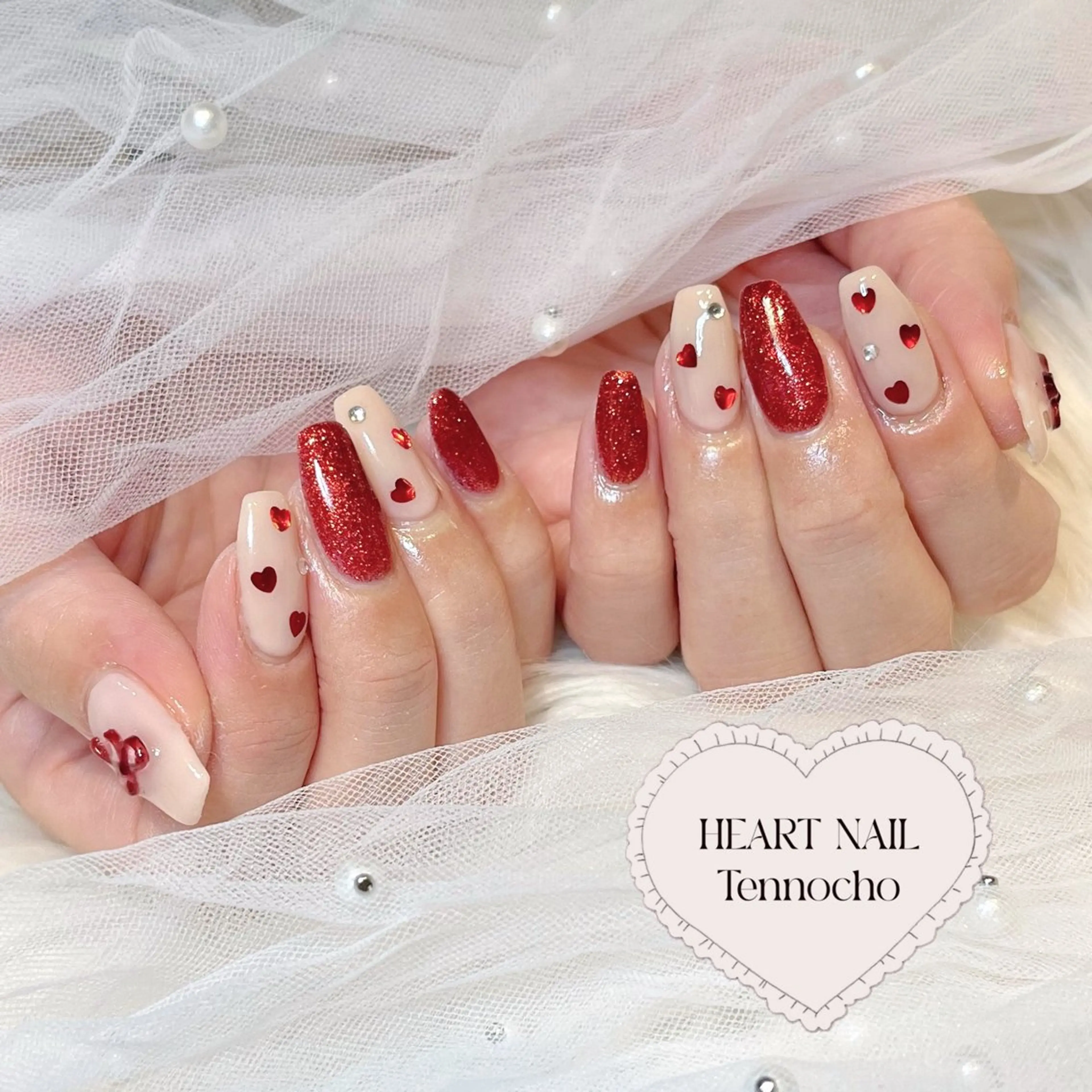 ネイル バレンタイン HARUKA 🐼のネイルデザイン