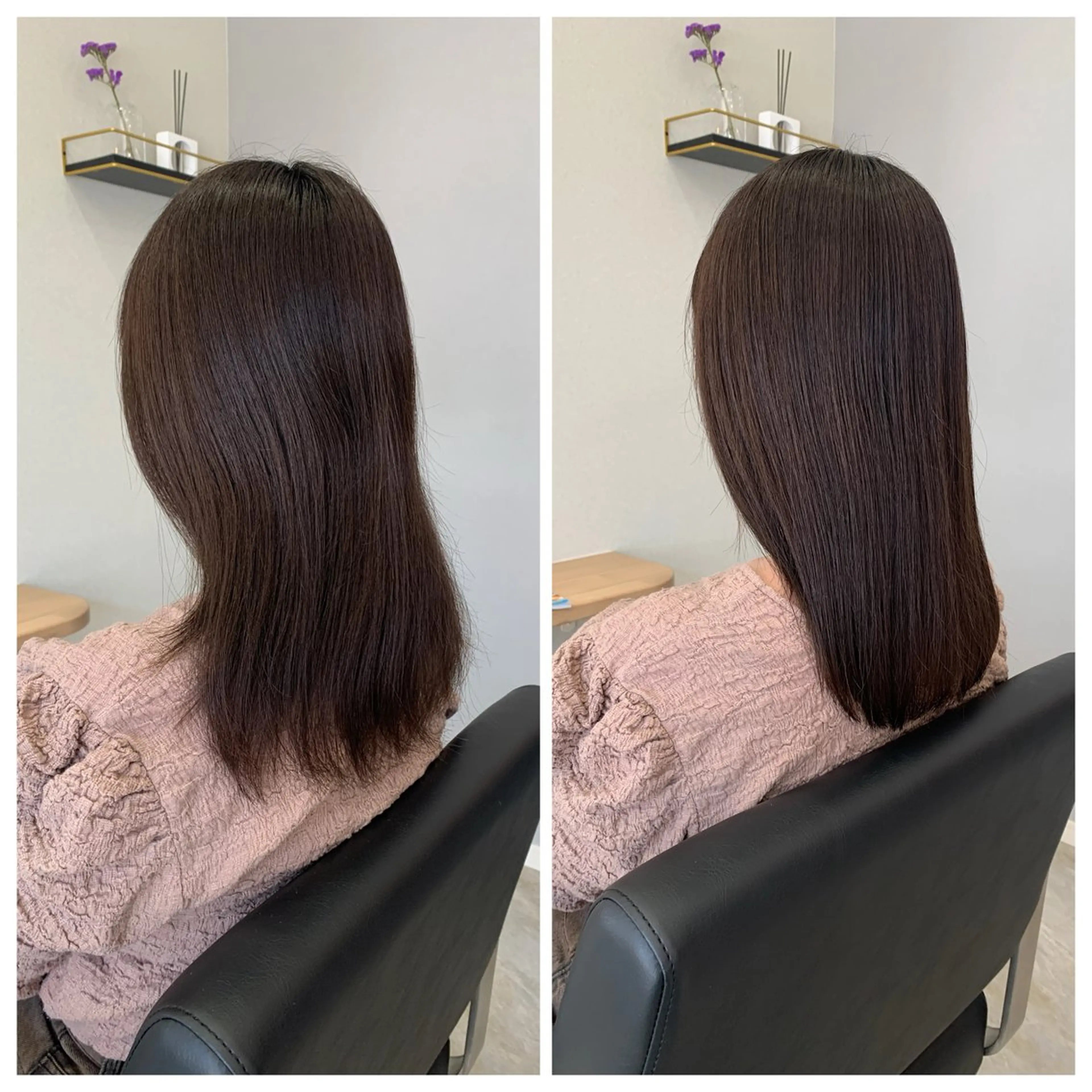 ミディアム カット 縮毛矯正 トリートメント en.【エン】所属・en.桐山 晃彦のヘアスタイル