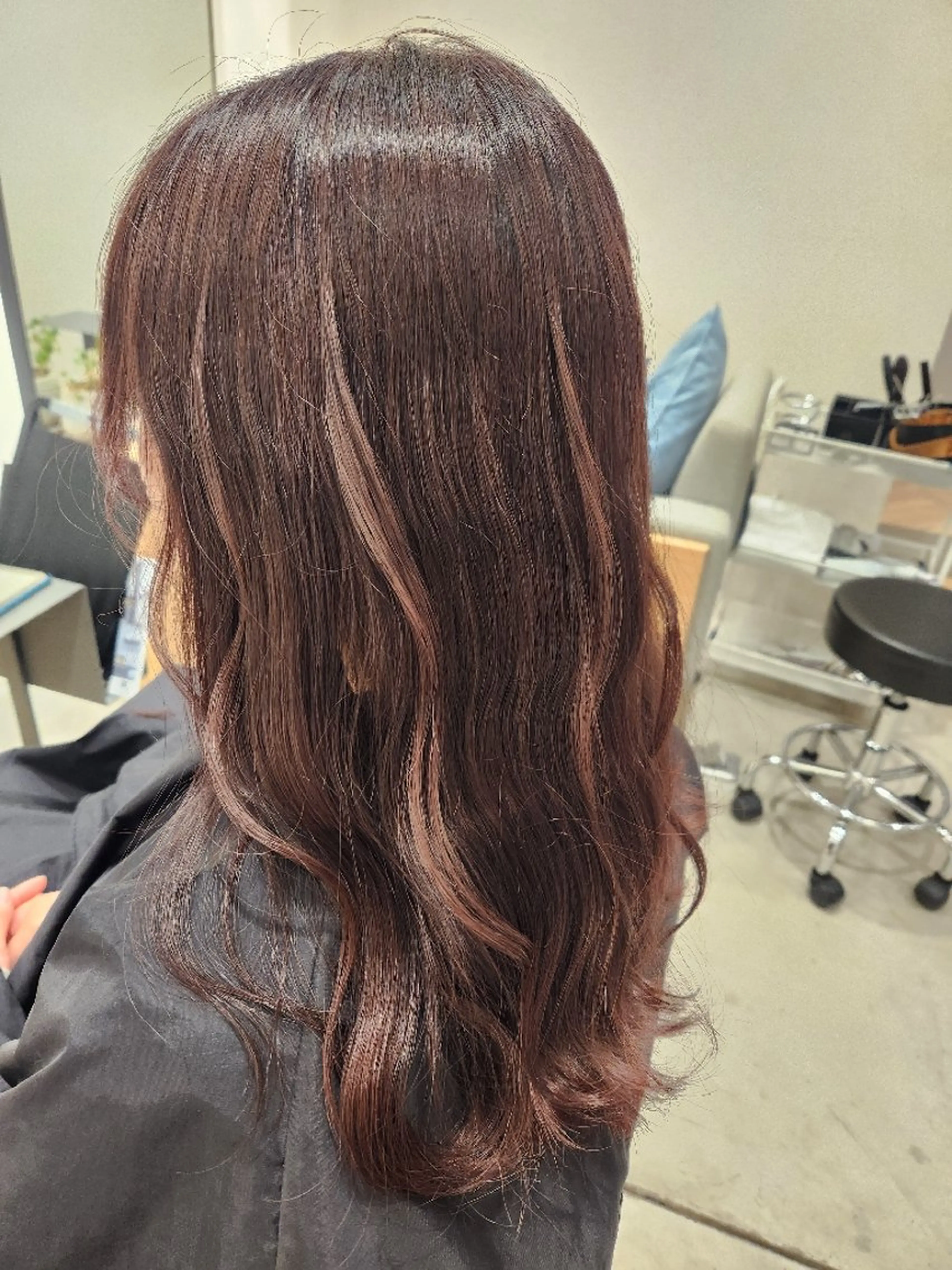 ロング カラー ヘアカラー 💜艶髪カラー💜 🎶富川美希🎶のヘアスタイル