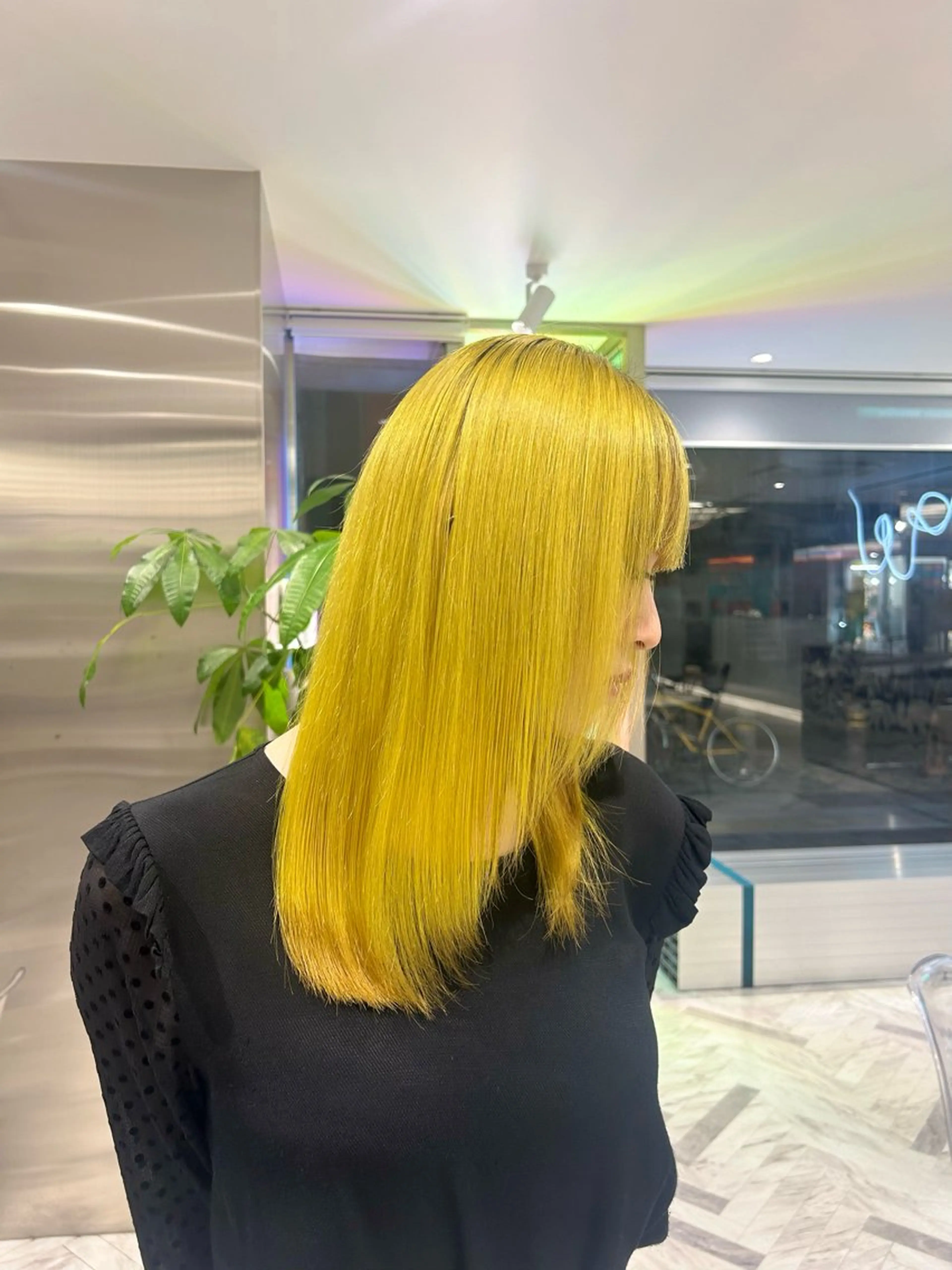 ロング カラー ヘアカラー トリートメント メンズ/ボブ/パーマ /くるみのマツエク・マツパデザイン