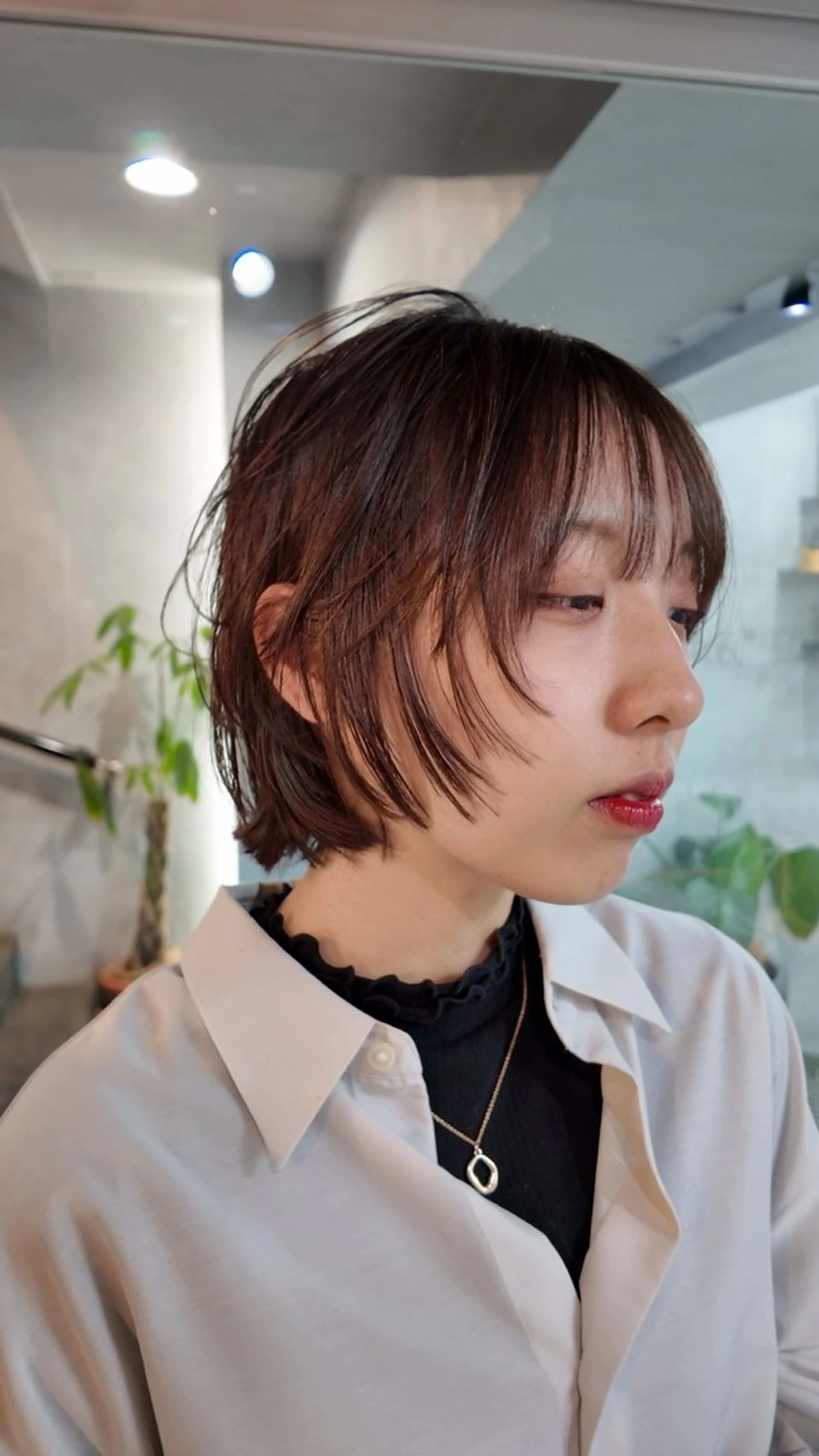 ショート You/透明感カラー レイヤーカット/ボブのヘアスタイル