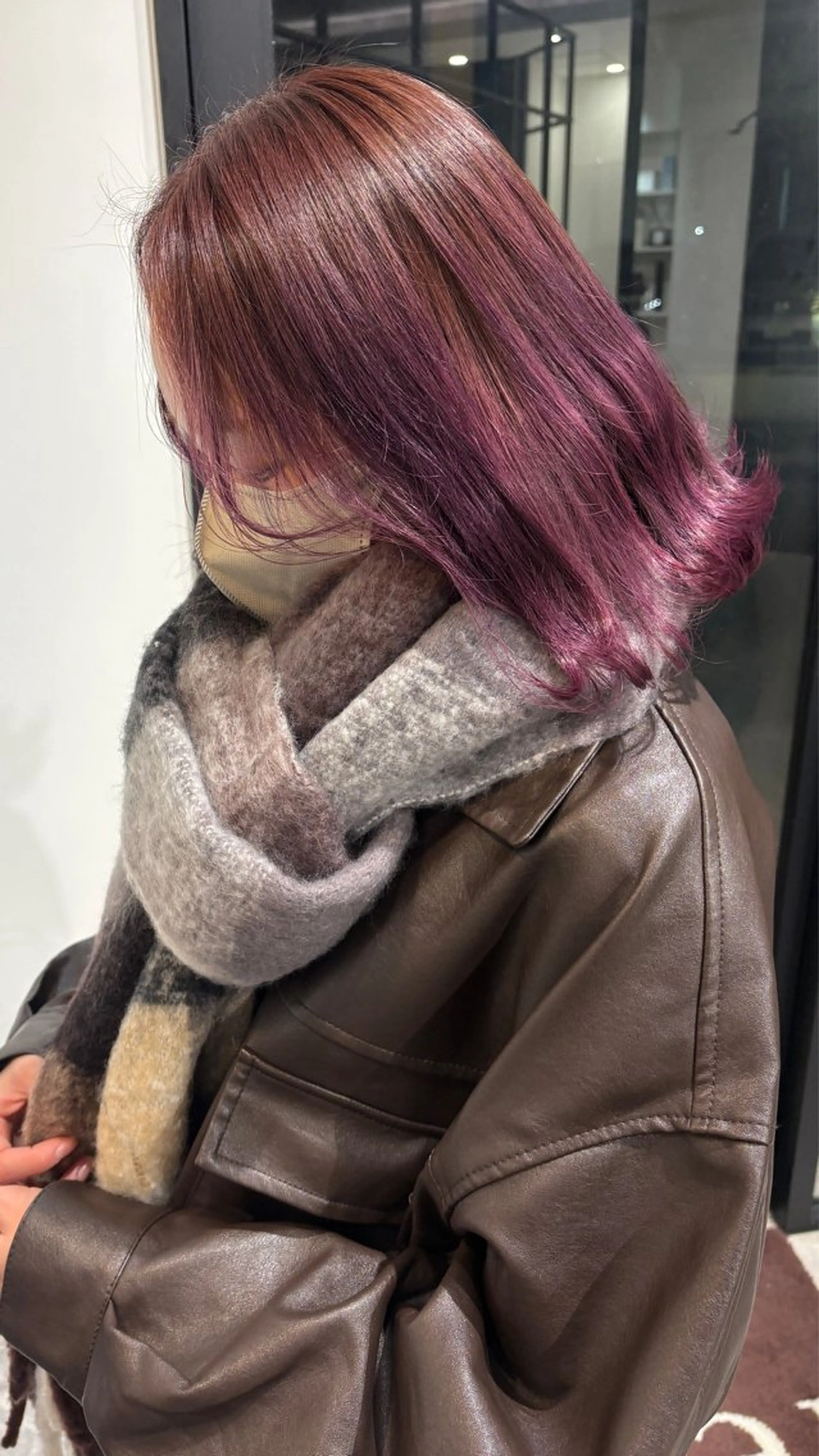 カラー 河野いずみ レイヤー/ボブ 🤍のヘアスタイル