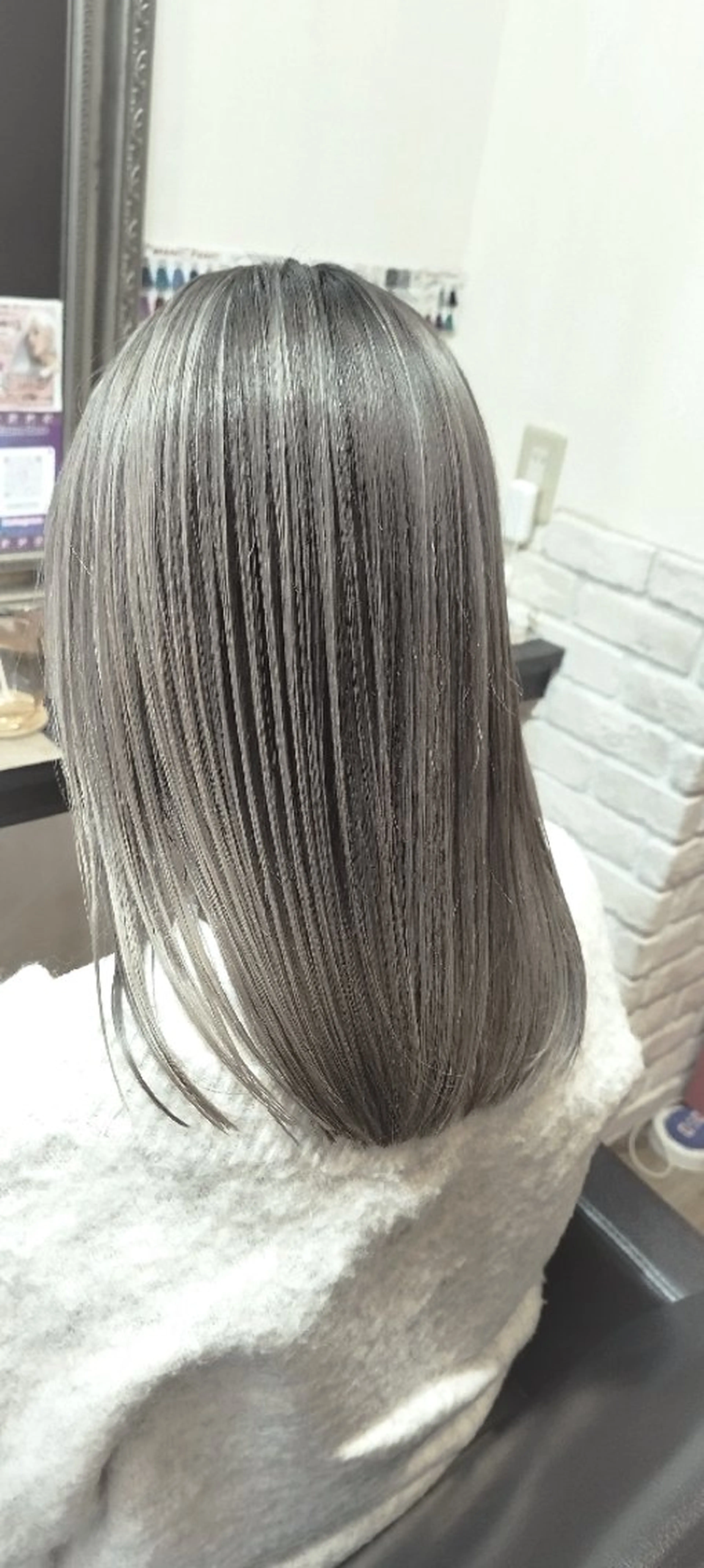 ミディアム ヘアカラー 加藤 直樹のヘアスタイル