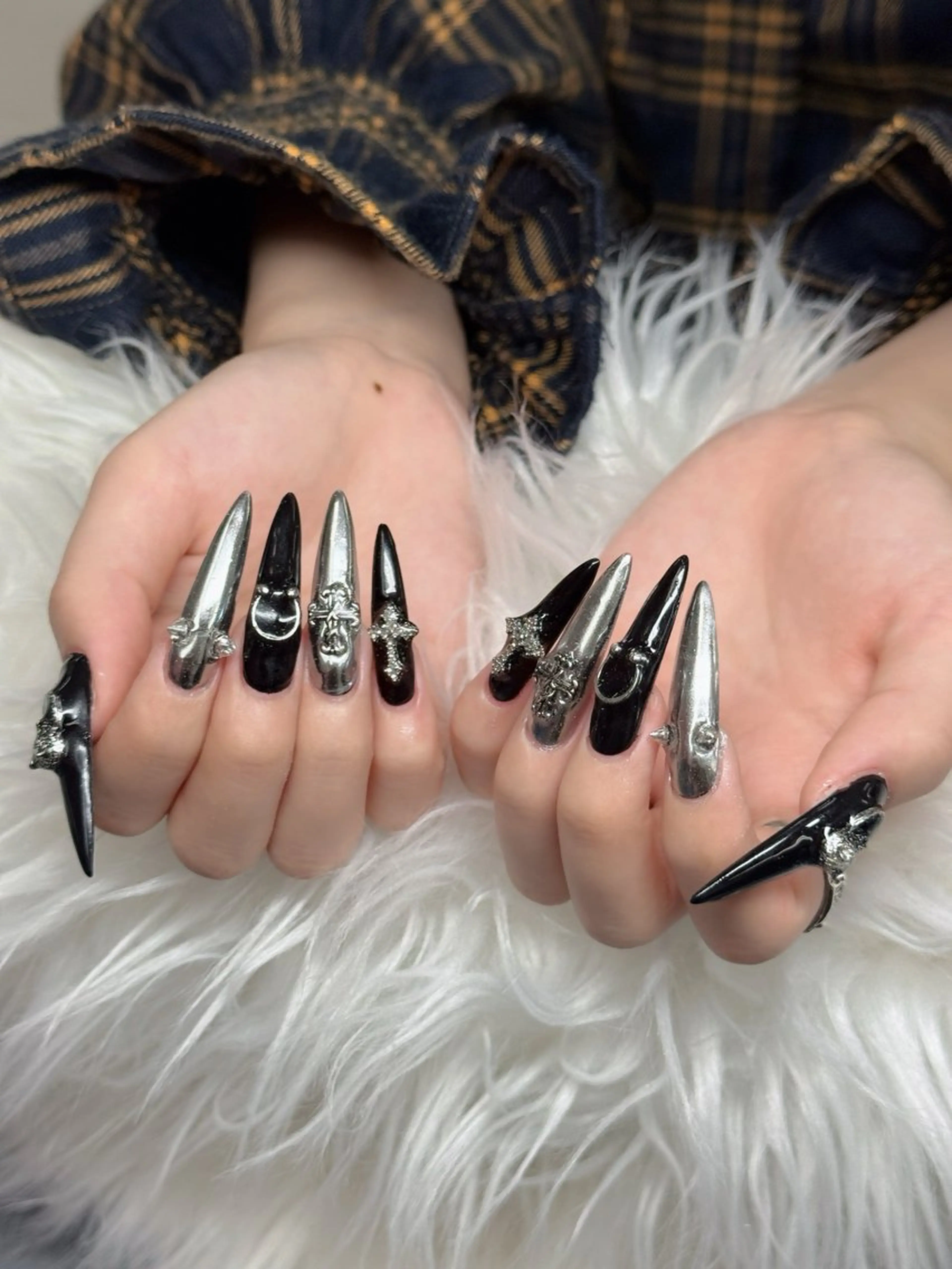 ネイル アートネイル フレンチネイル ジェルネイル 韓国ネイル マグネットネイル ハンドネイル Lenie Shinokuboのネイルデザイン