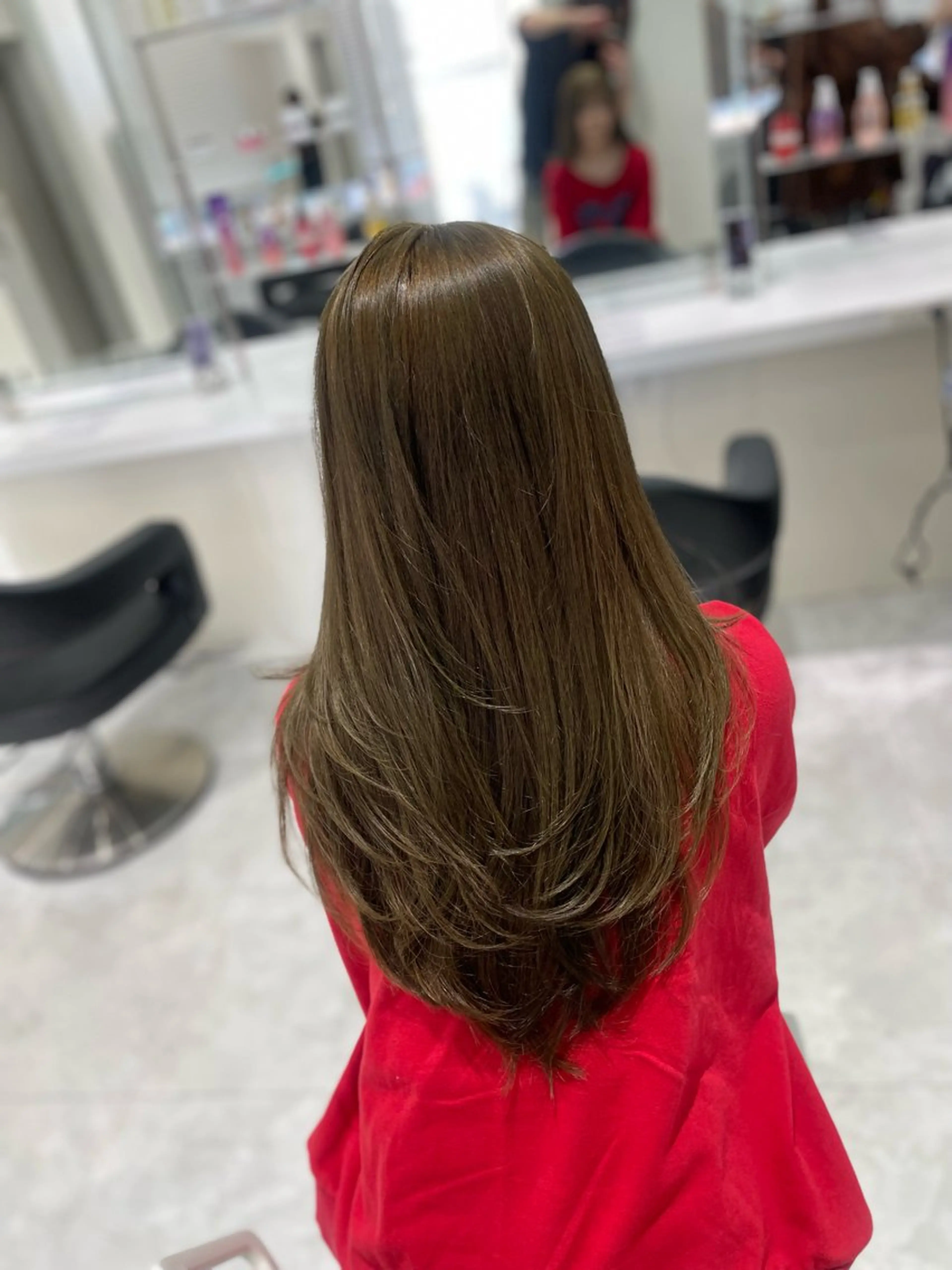 セミロング カラー カット ヘアカラー 🌿透明感赤み消し Keishin🌿のヘアスタイル