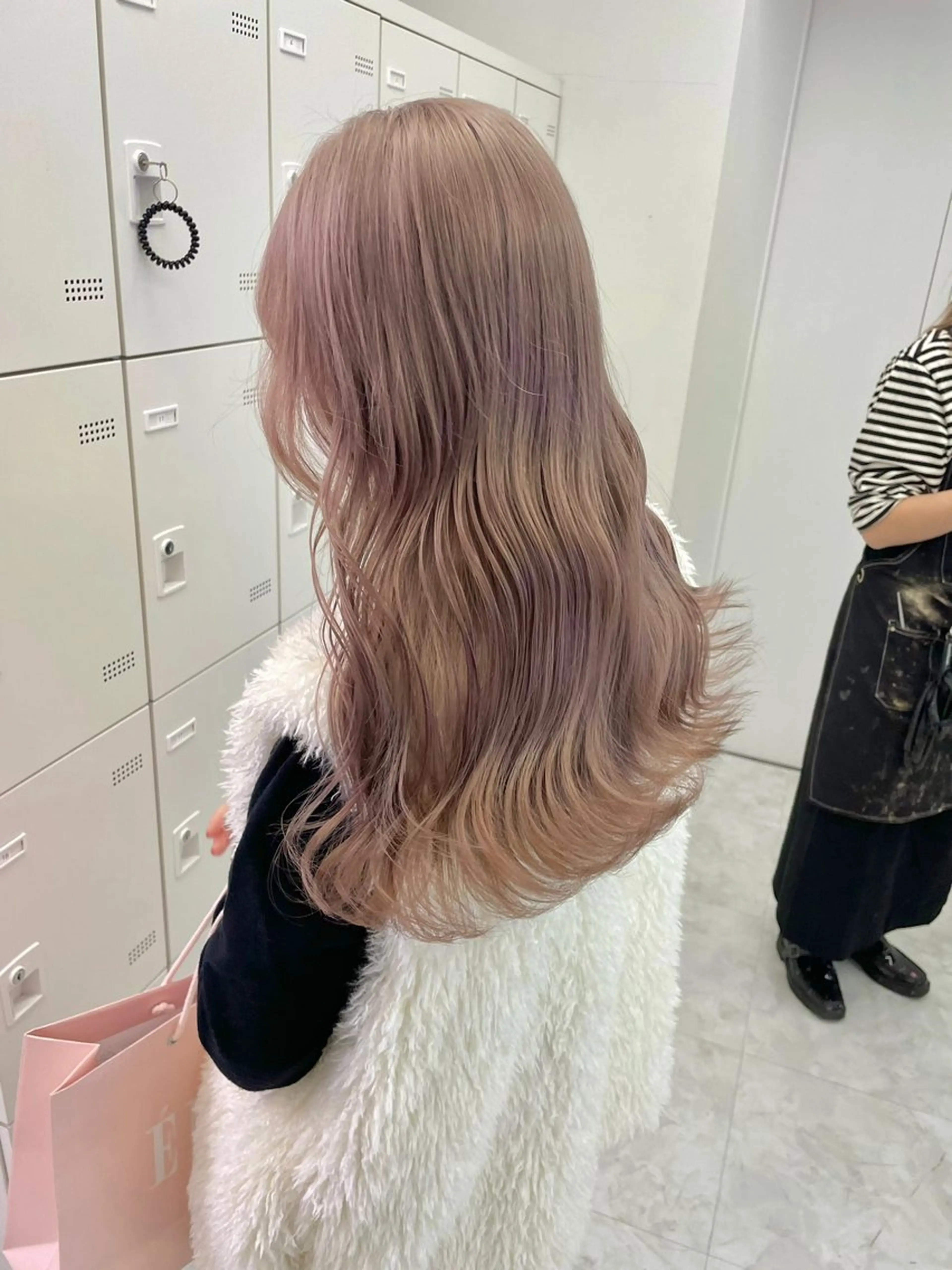 ロング カラー ヘアカラー トリートメント 大人っぽ韓国🤍ブリ ーチ/mitsukiのヘアスタイル