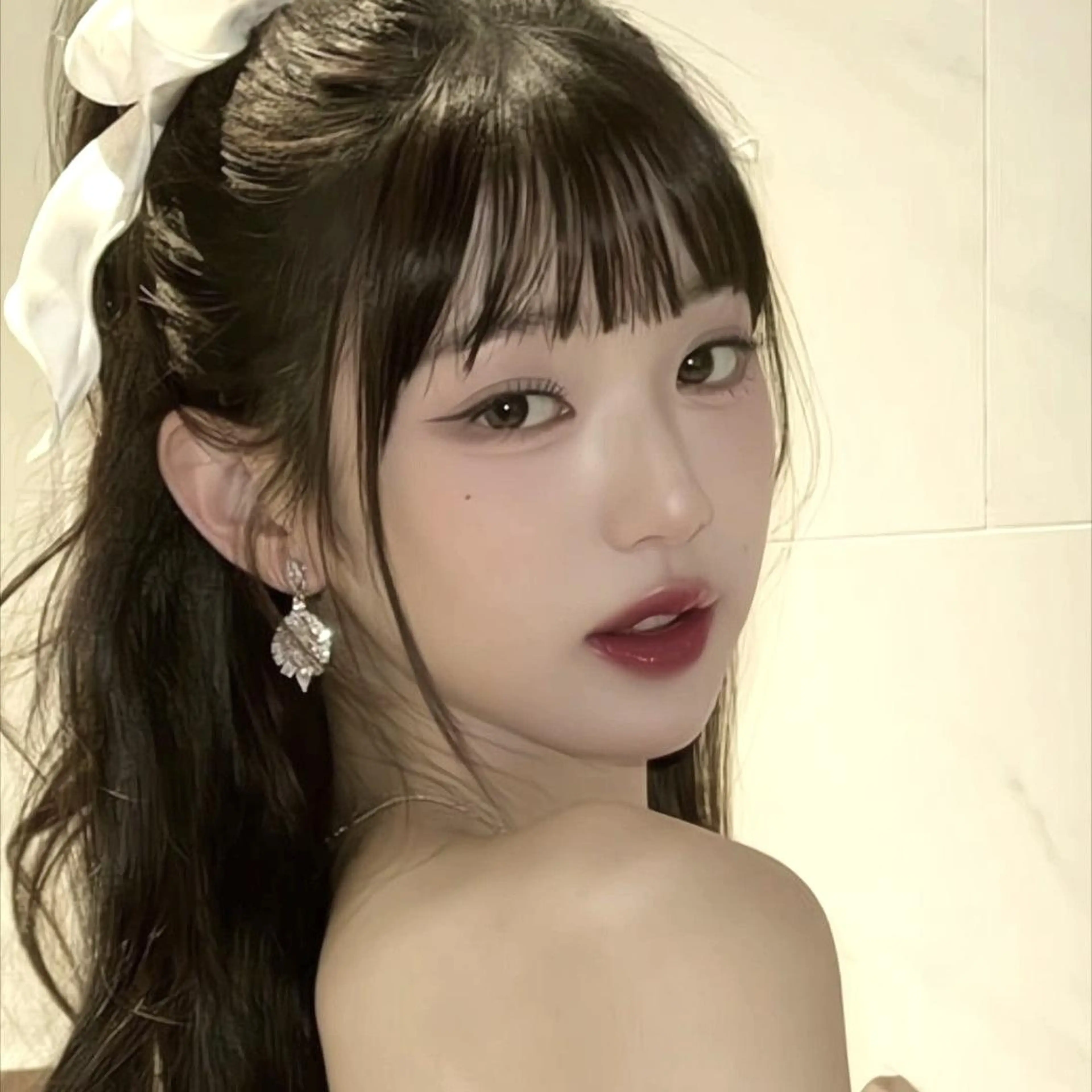 ロング カラー ヘアカラー トリートメント 🤍韓国艶ワンホン ヘアMAYU🤍のヘアスタイル