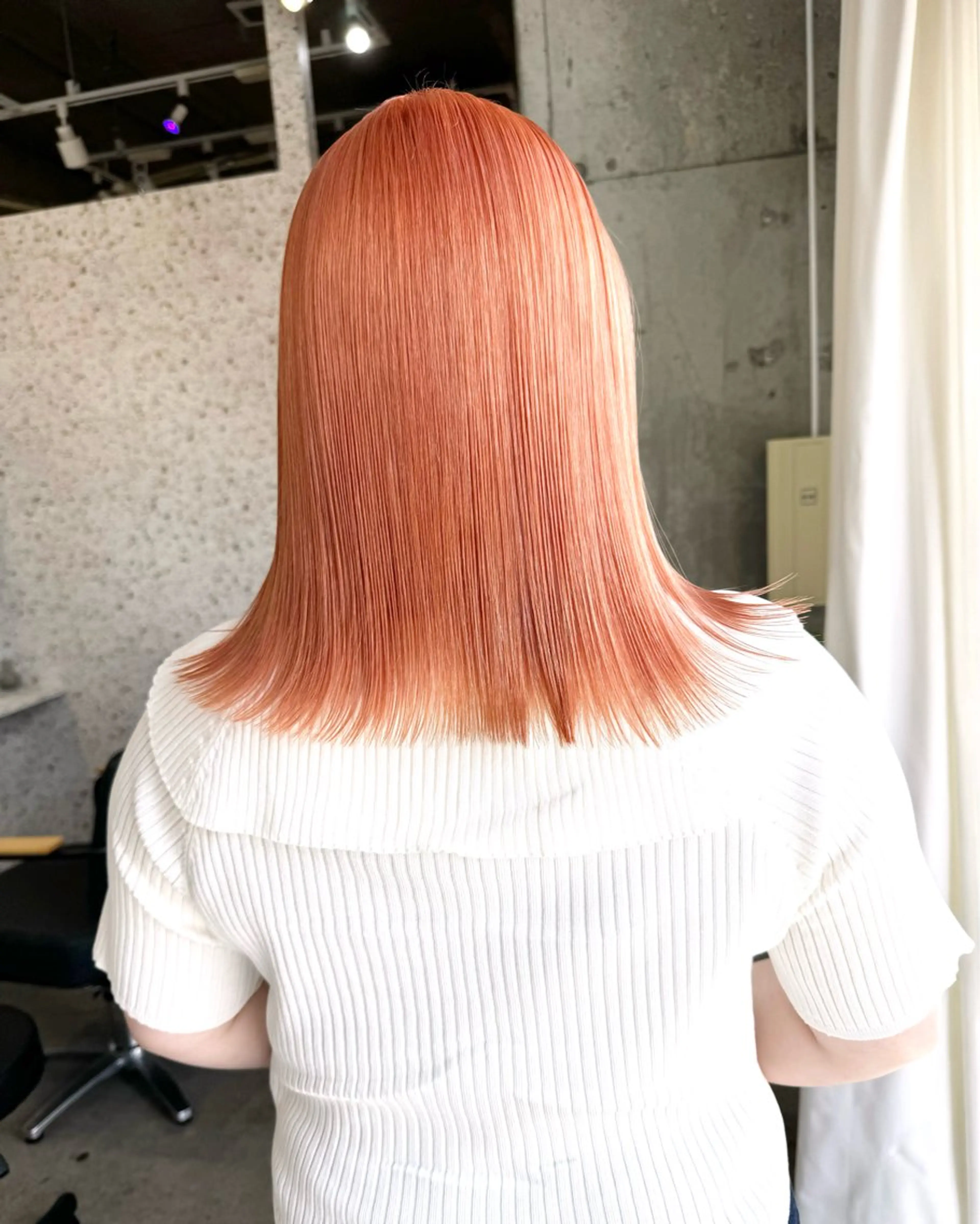 ミディアム カラー ヘアアレンジ ミディアムパーマ ブリーチ ケアブリーチ ダブルカラー ハイライトカラー ヘアカラー lani ブリーチ /ダブルカラーのヘアスタイル