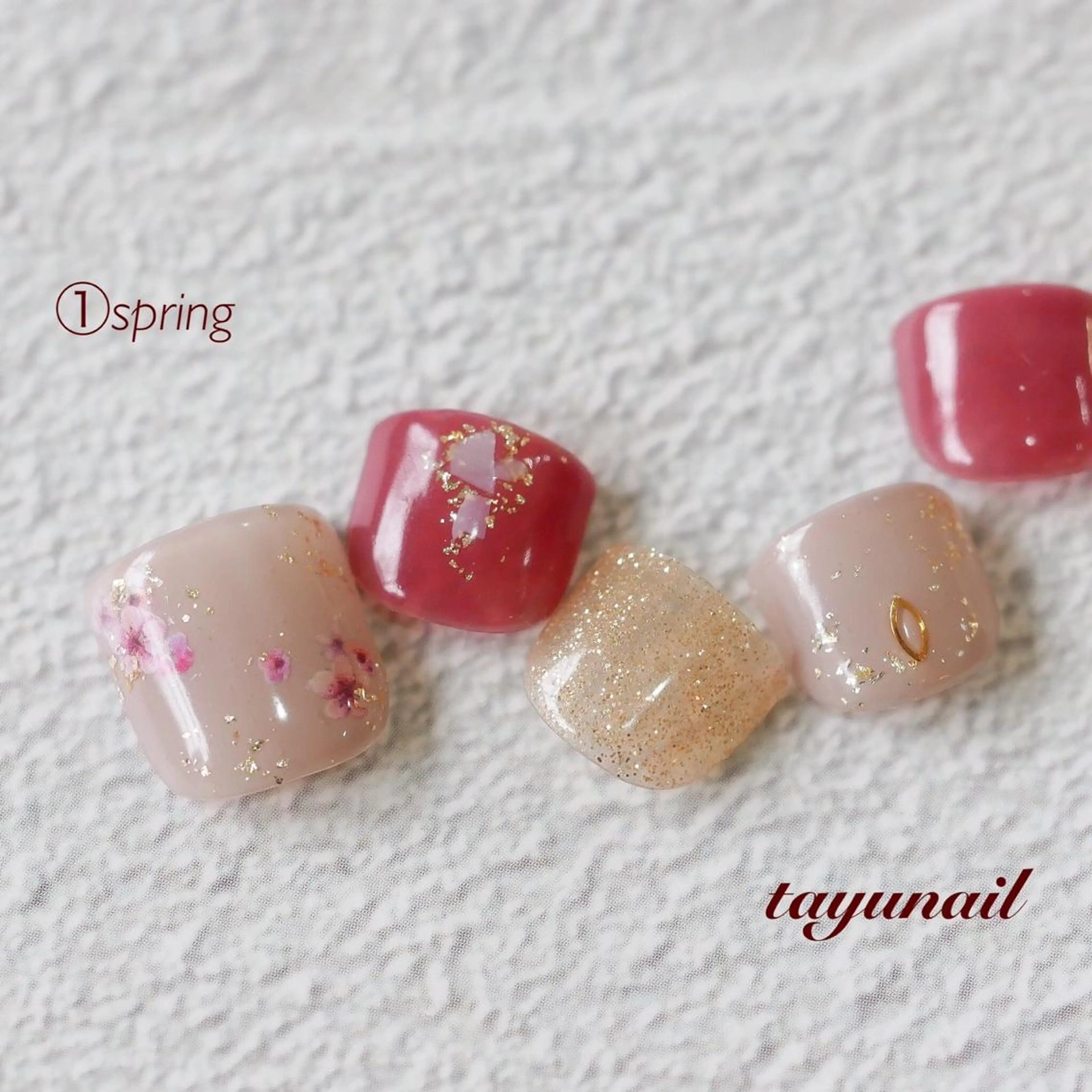 ネイル アートネイル ブルー フットネイル ジェルネイル ワンカラーネイル フットネイル ネイルサロン 【たゆnail】のネイルデザイン