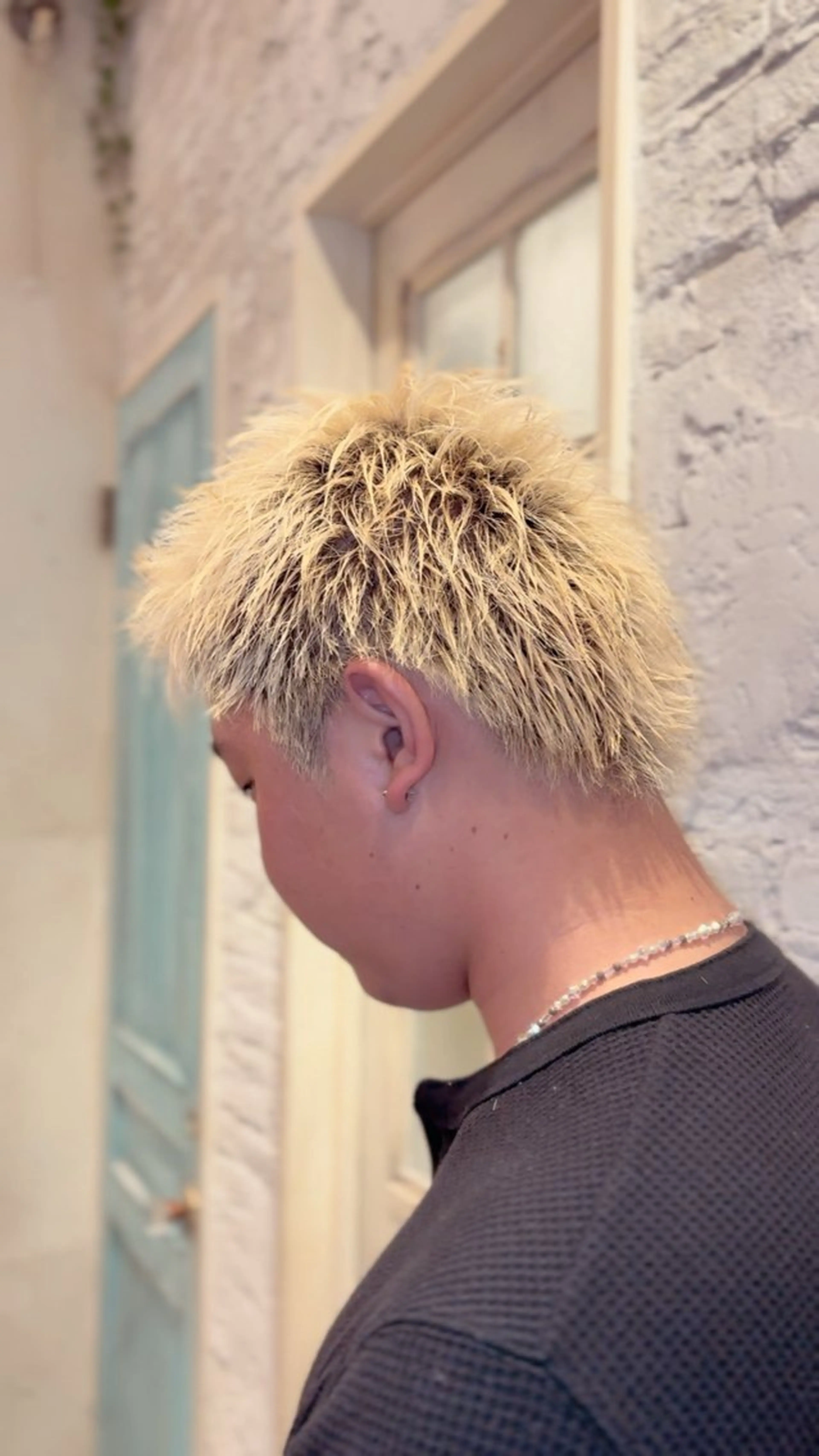 メンズ スパイキーショート 西田 もものヘアスタイル