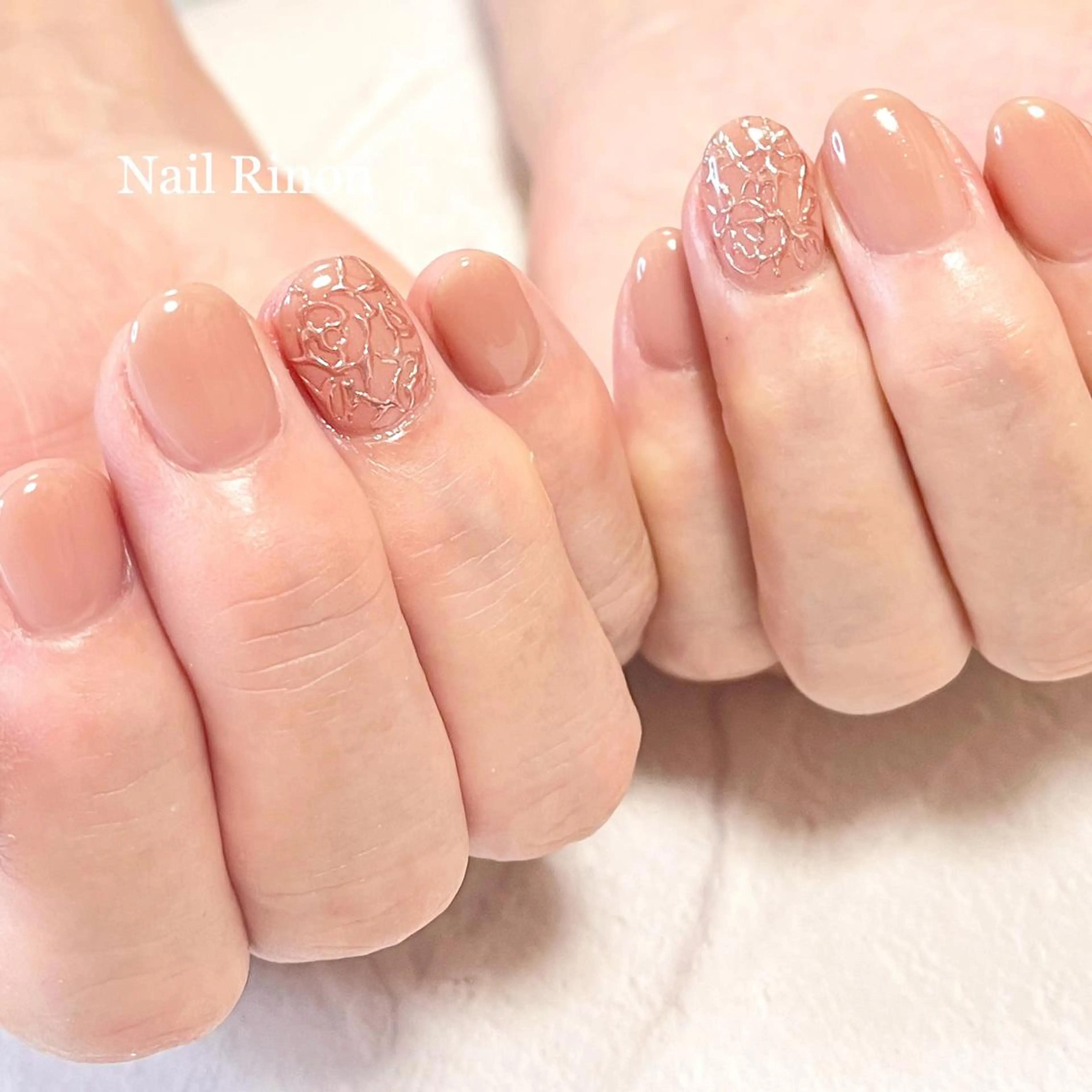 ネイル レース ハンドネイル Nail Rinonのネイルデザイン