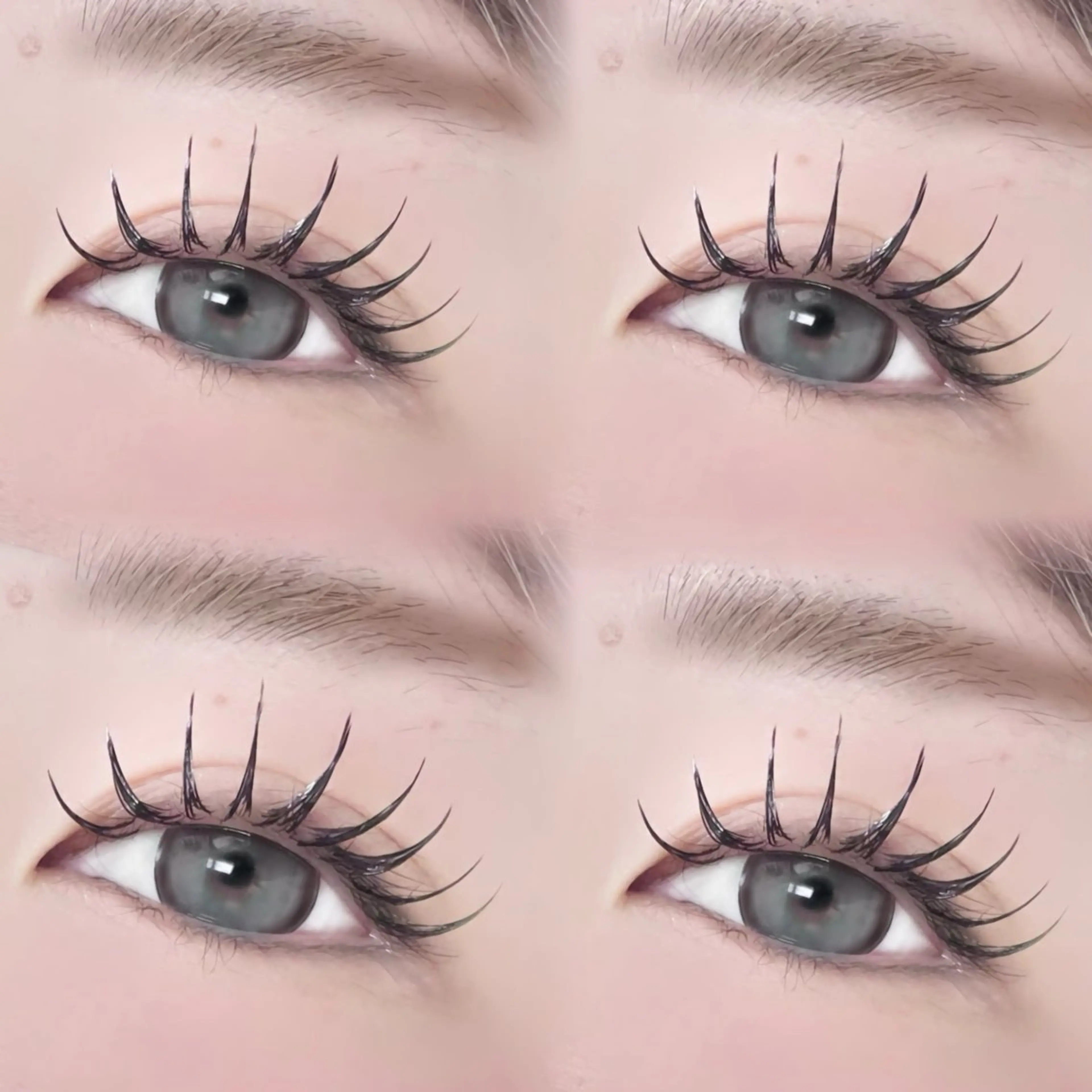 マツエク・マツパ マツエク 大阪梅田 SAKI 韓国風束感まつ毛のマツエク・マツパデザイン