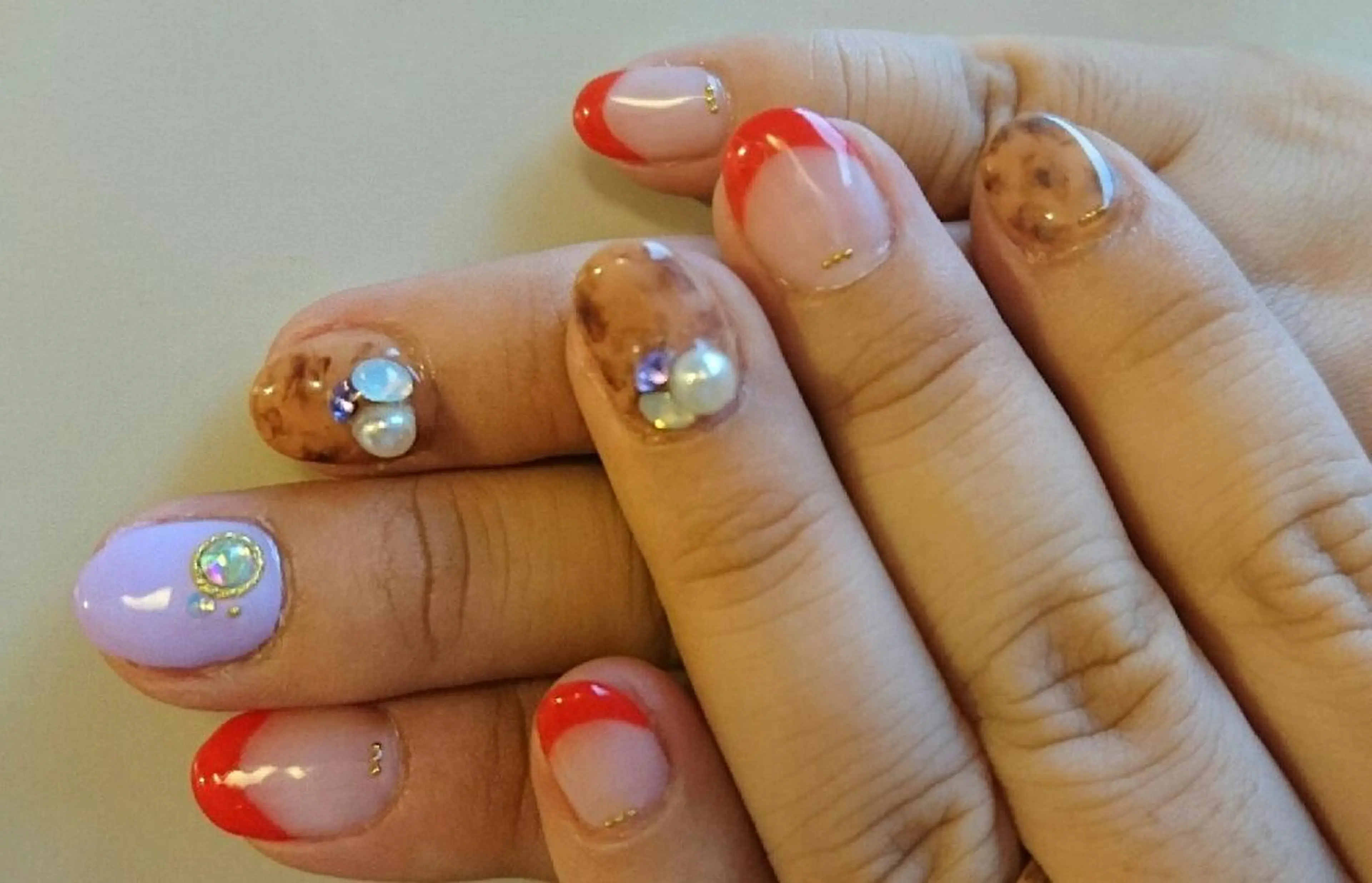 ネイル べっ甲ネイル LAVISH nail salonのネイルデザイン