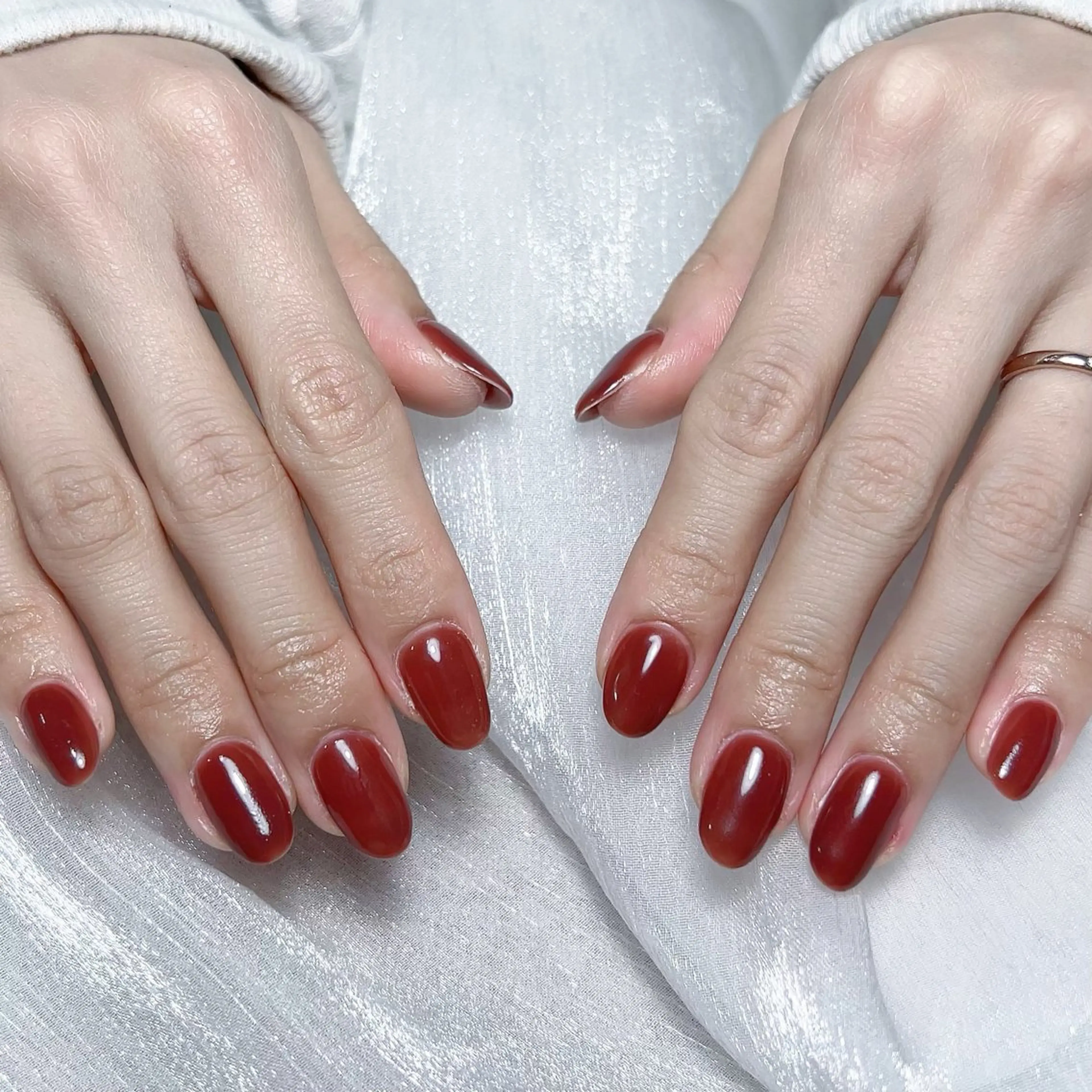 メンズ ネイル メンズ韓国風 アートネイル オーロラネイル ガーリー キラキラネイル ハンドネイル Nail salon 木にいるのネイルデザイン