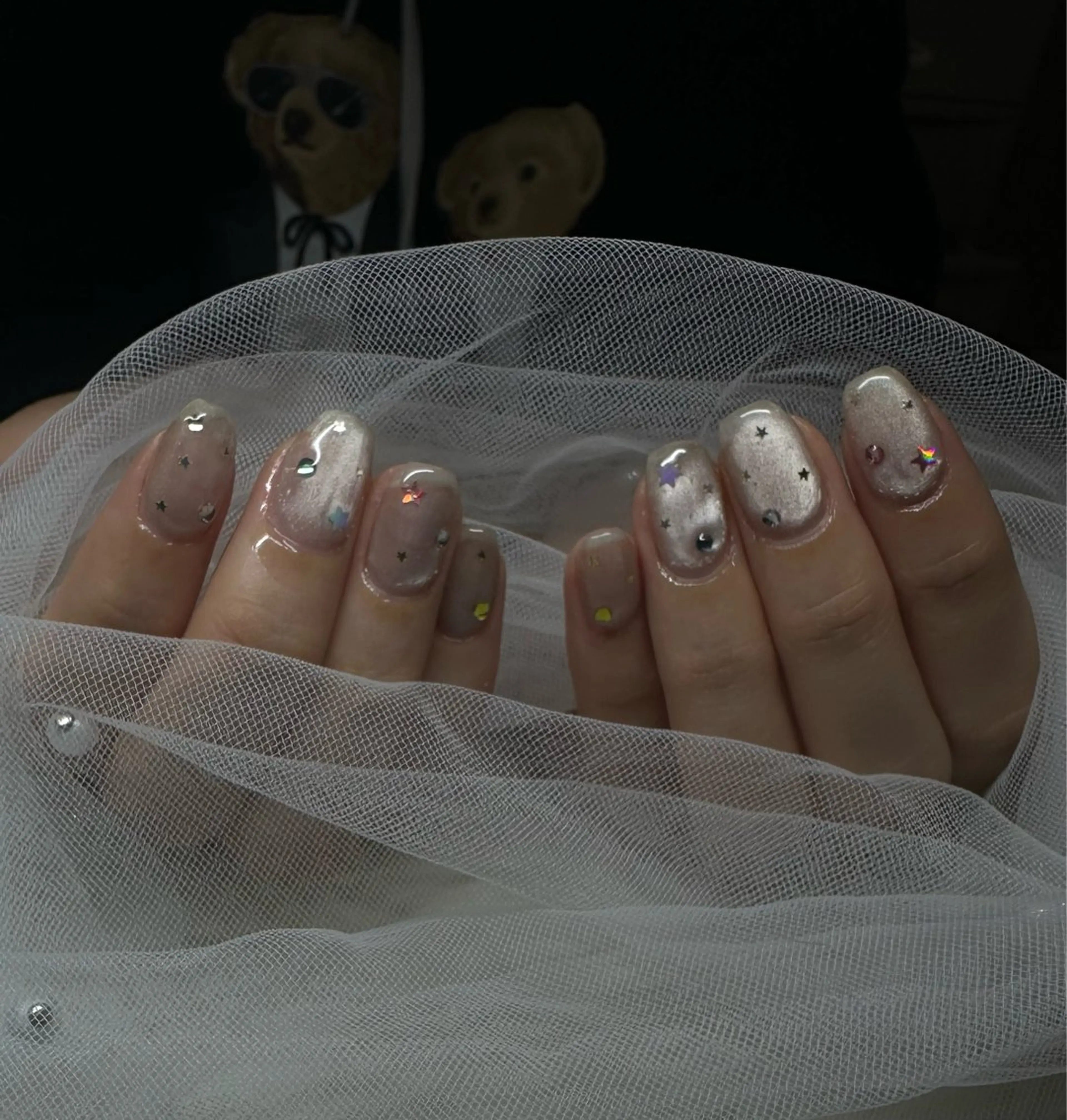 ネイル マグネットネイル ハンドネイル touma Rinaのネイルデザイン