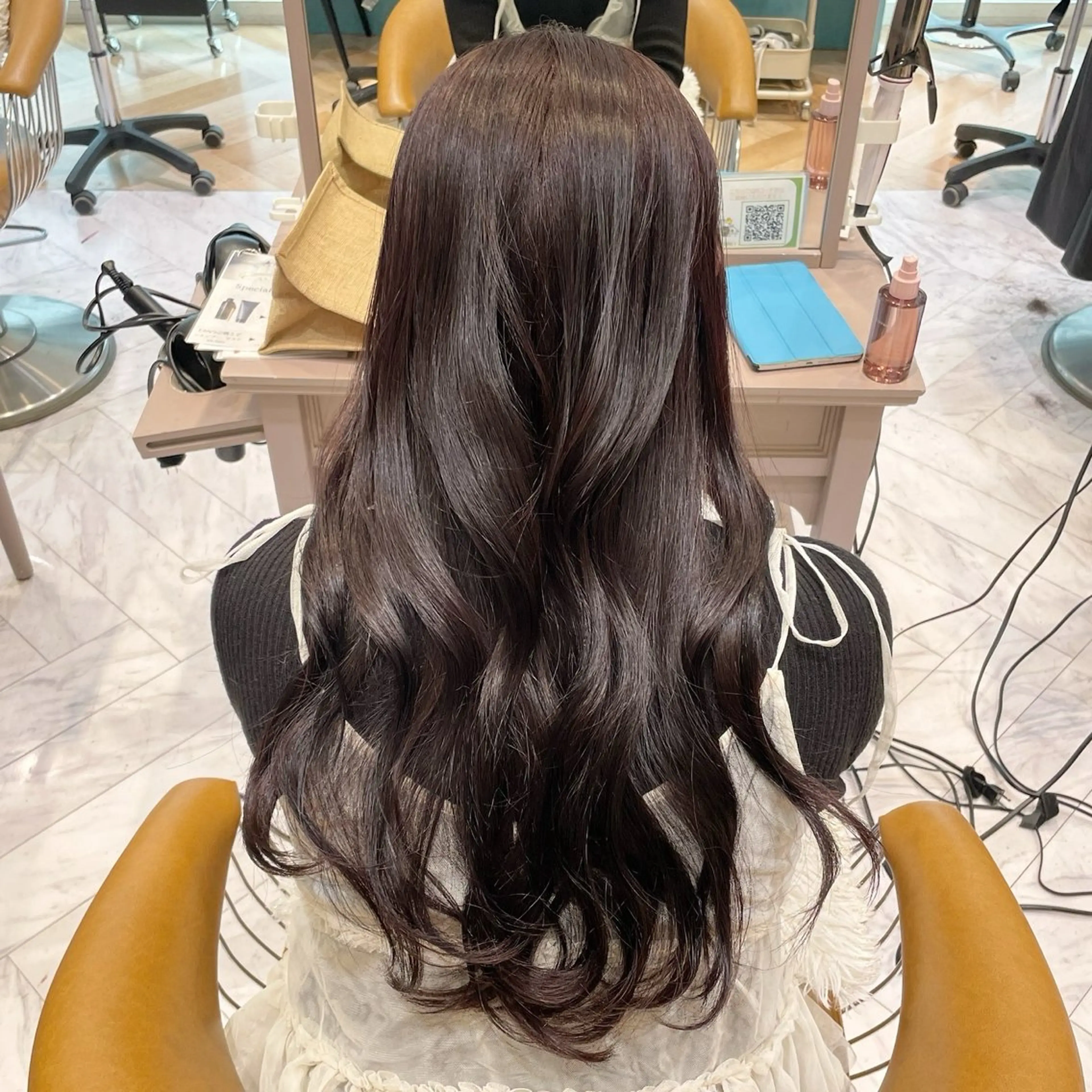 ロング ヘアカラー トリートメント 韓国/ハッシュカット /レイヤー🧸‎千純のヘアスタイル