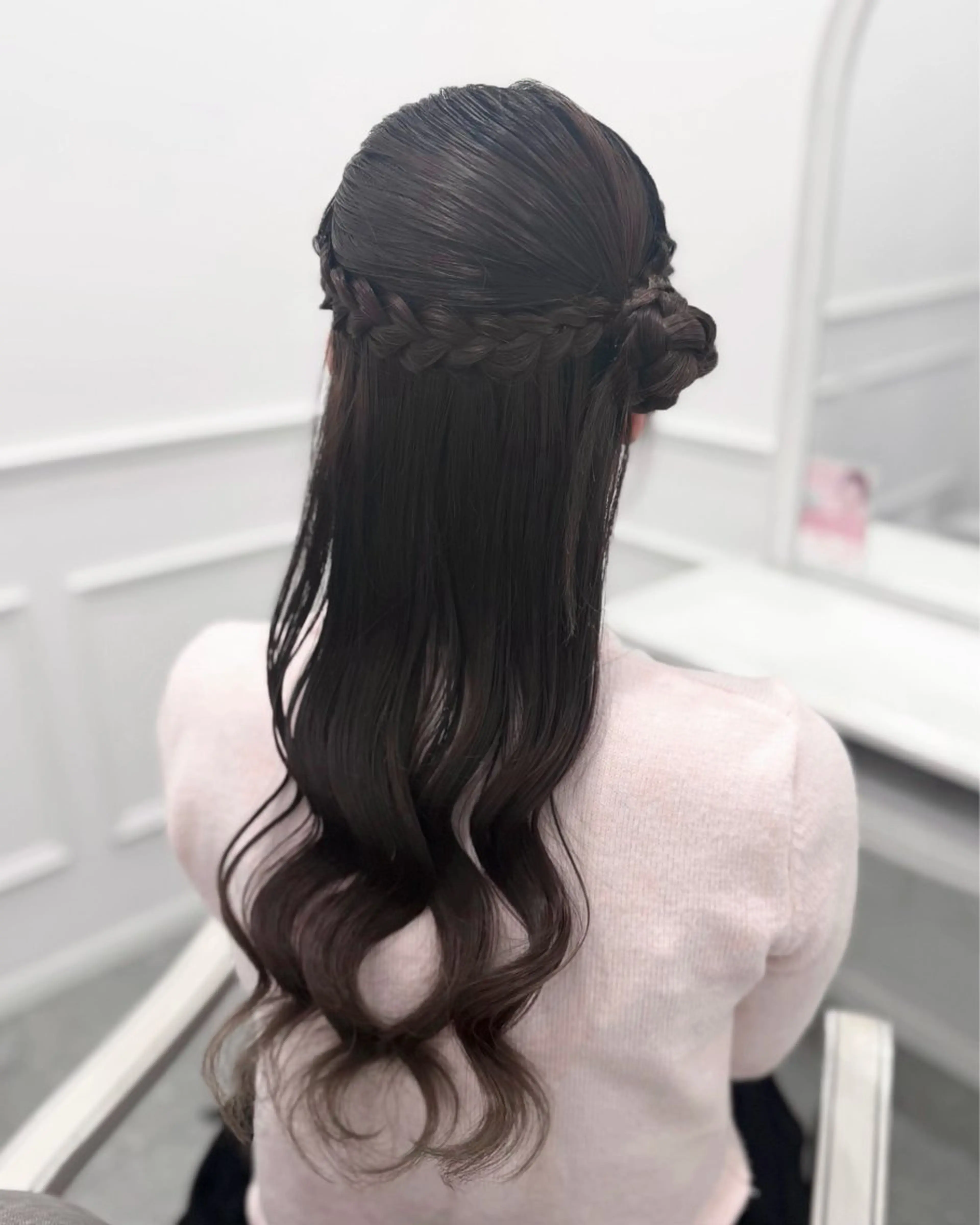 ヘアセットモデルの写真