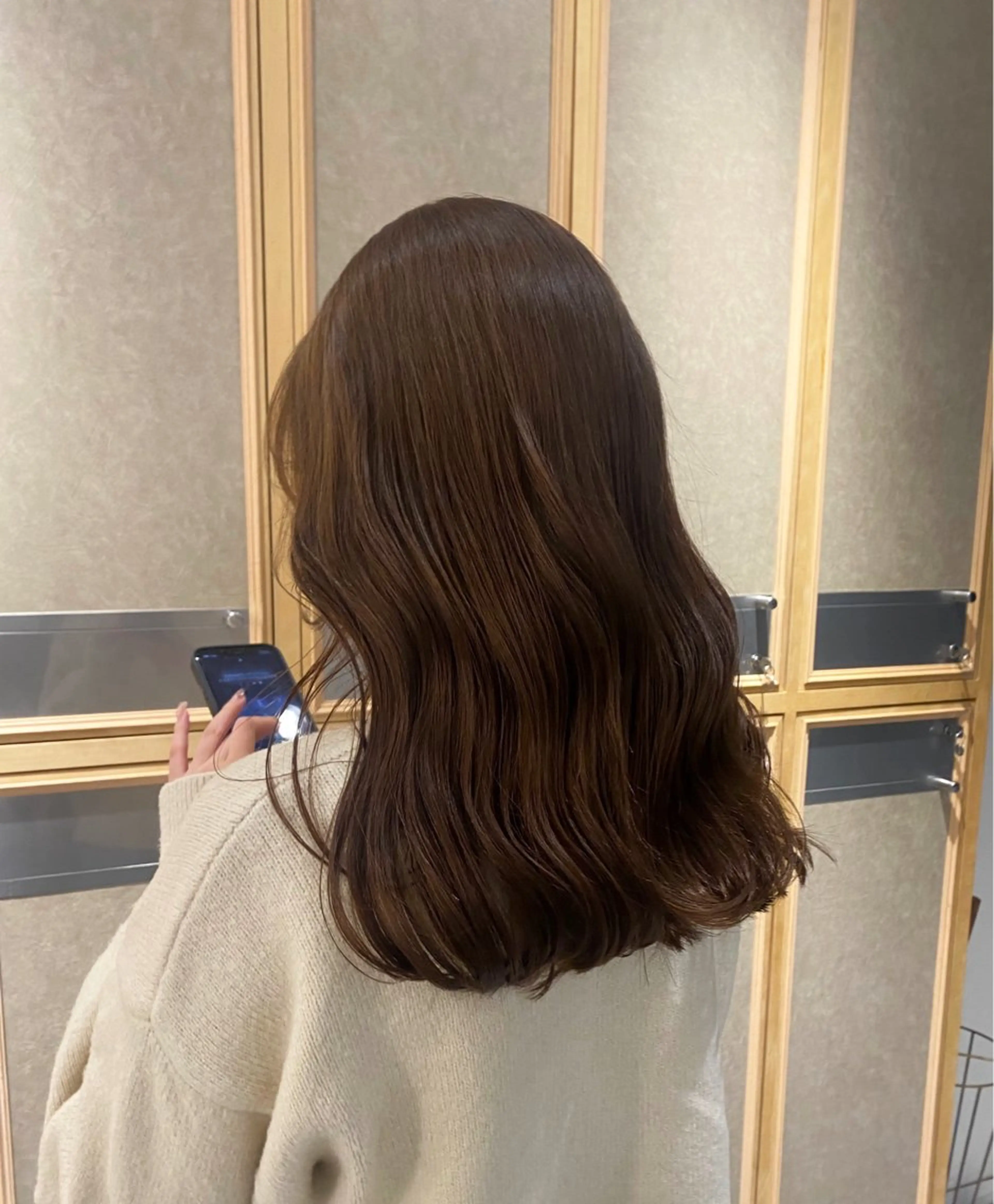 セミロング ブリーチ/ブラウン 🤎MIREのヘアスタイル