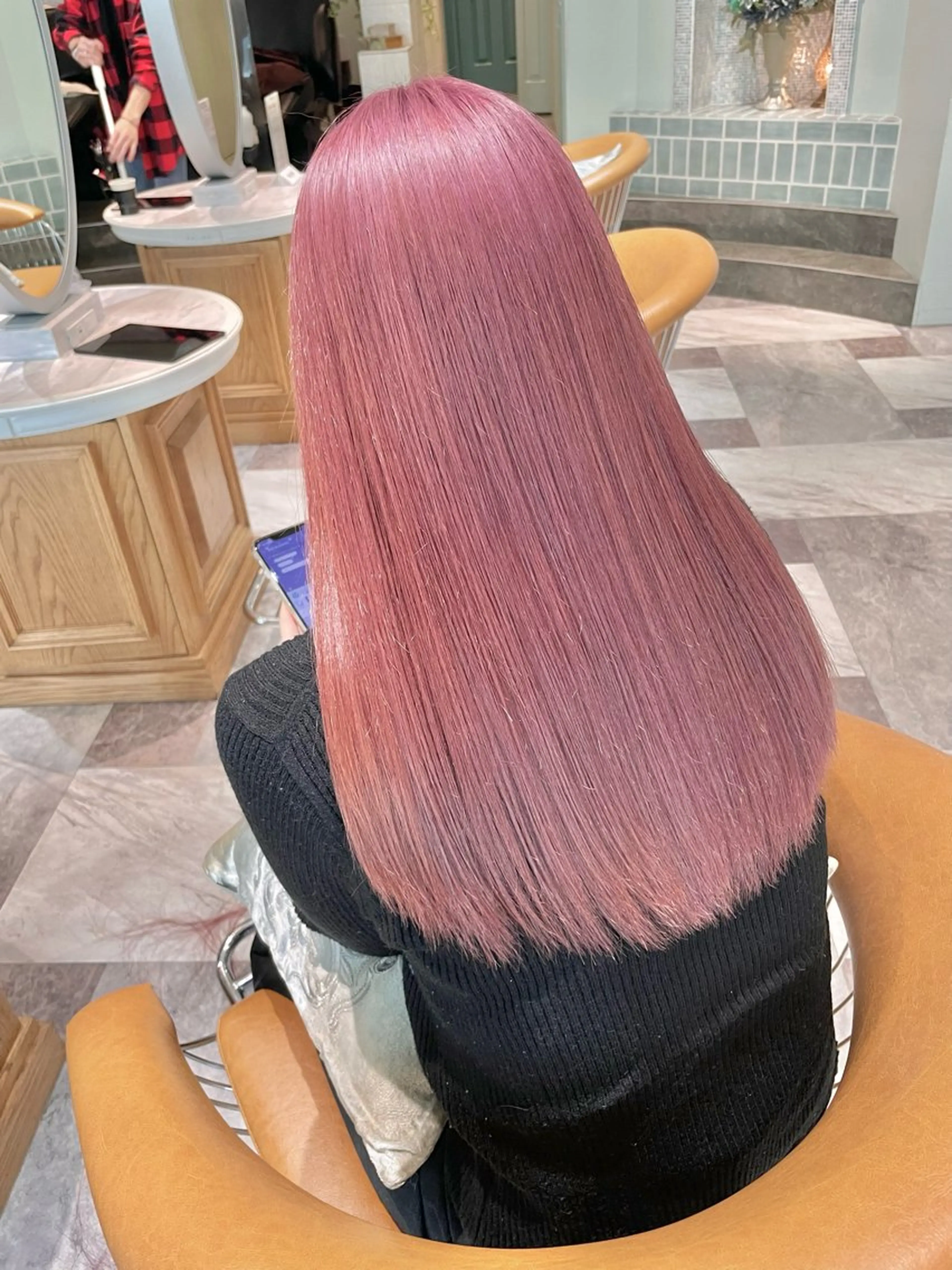 ロング ロング 似合わせカラーの達人 ダブルカラー/森栄範のヘアスタイル