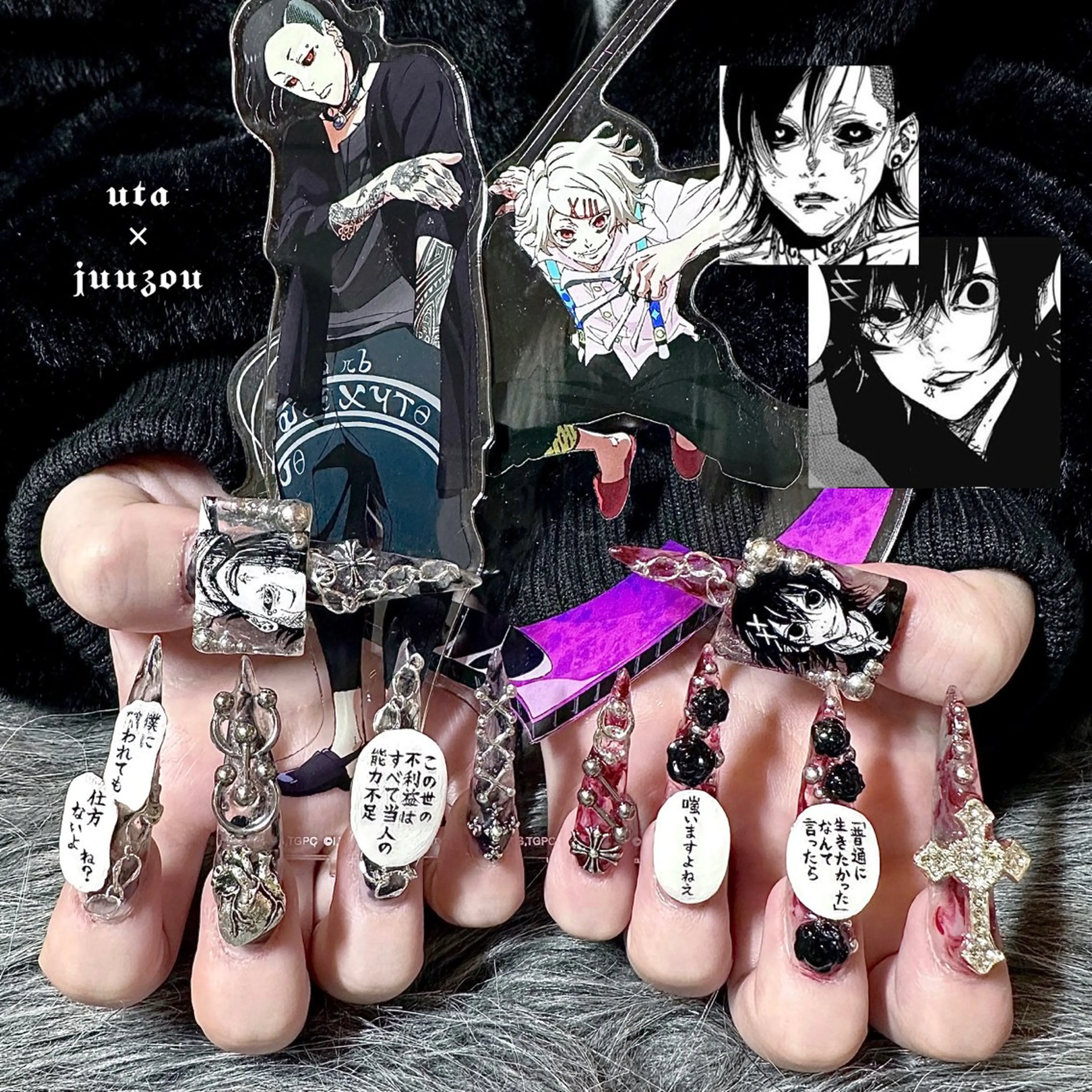 ネイル AIKO🐈‍⬛⭐︎ 大阪/y2k/個性派のネイルデザイン