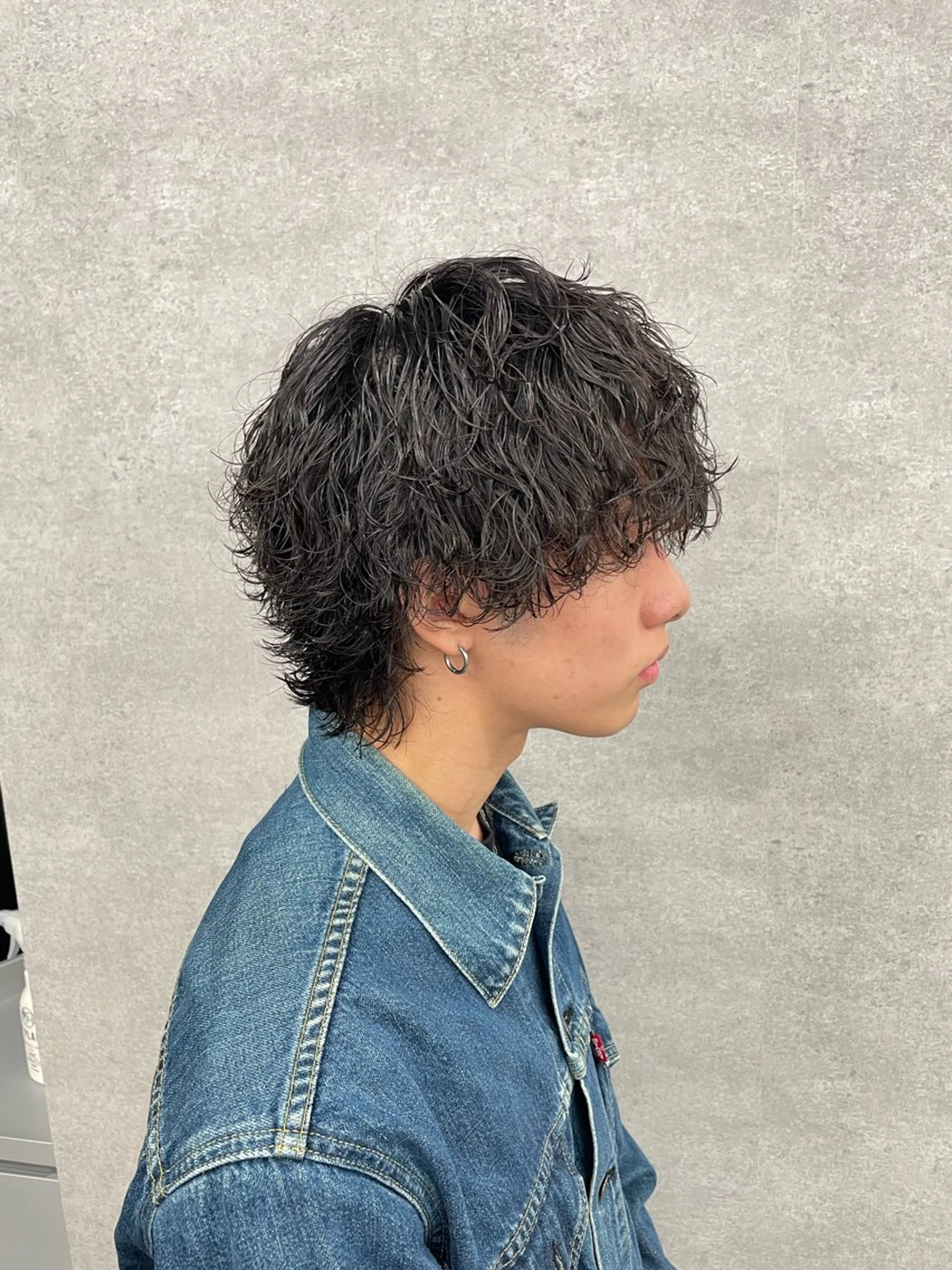 パーマ メンズ men's特化 値段以上の仕上がりにのヘアスタイル