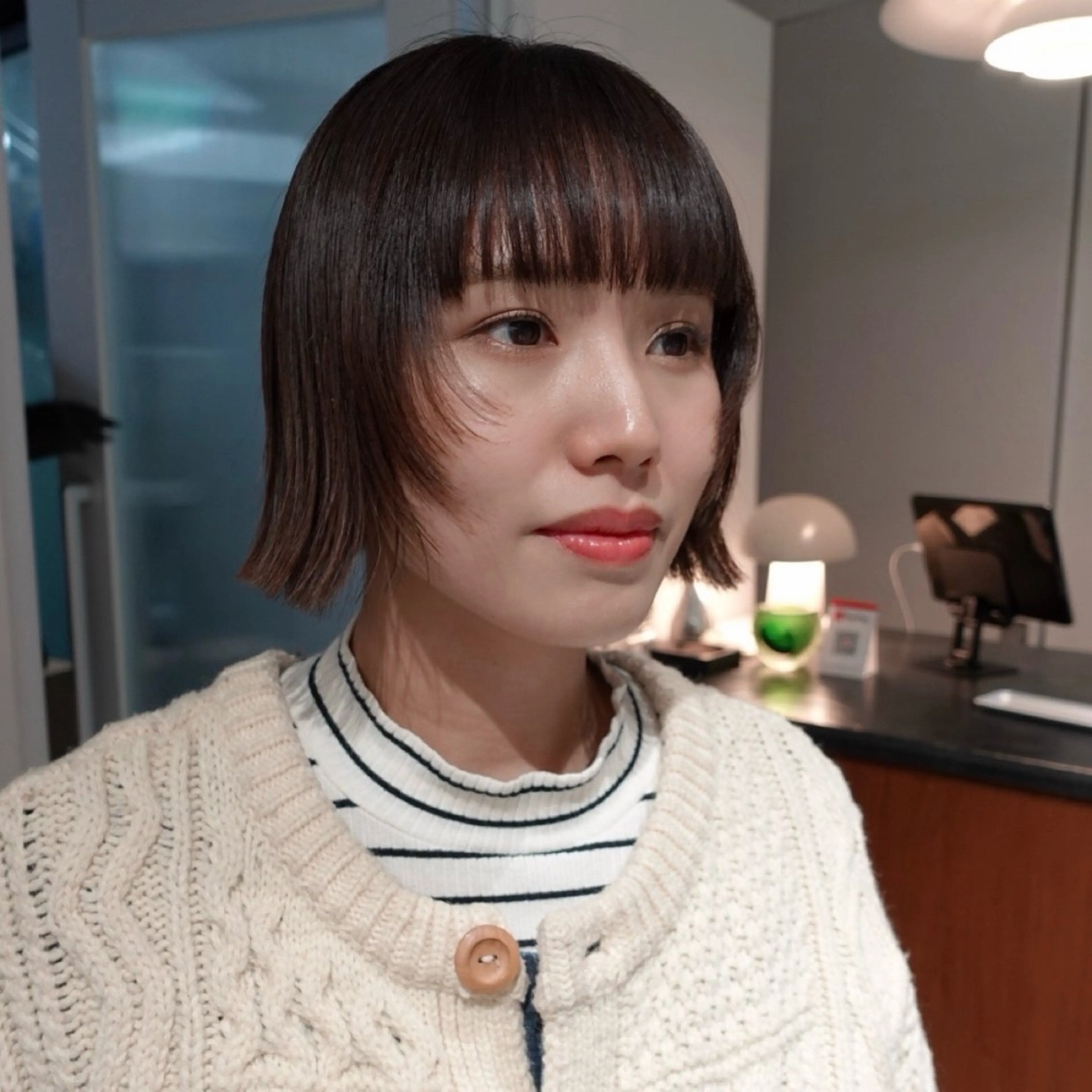 ショート パーマ ヘアアレンジ ボブ ストレートパーマ カット 縮毛矯正 🌐サトウ リョウ🌐のヘアスタイル