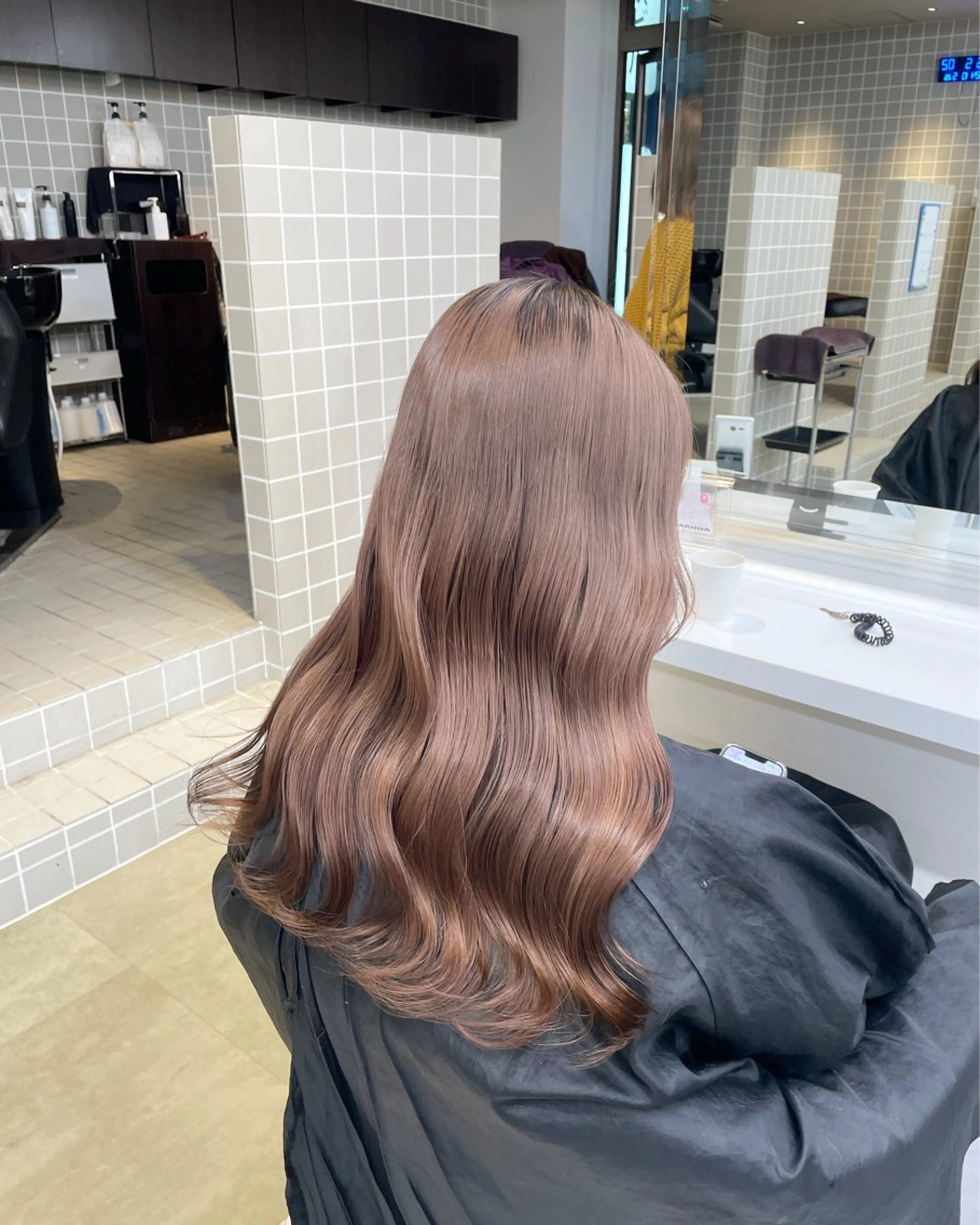 ロング カラー ヘアアレンジ ヘアカラー トリートメント ヘッドスパ 💗横浜美容室 💗HARUNAのヘアスタイル