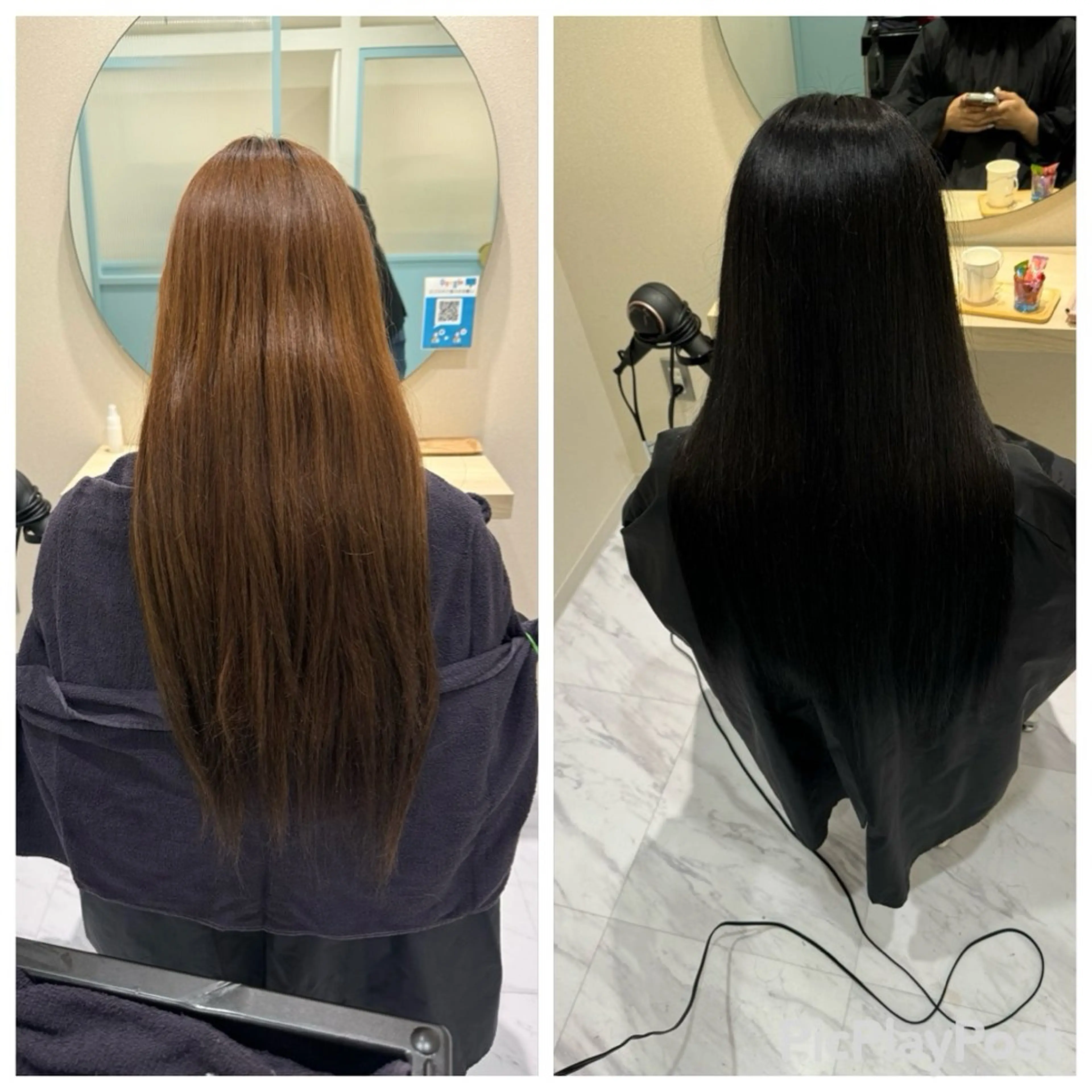 ロング 縮毛矯正 トリートメント 丹野 圭太のヘアスタイル