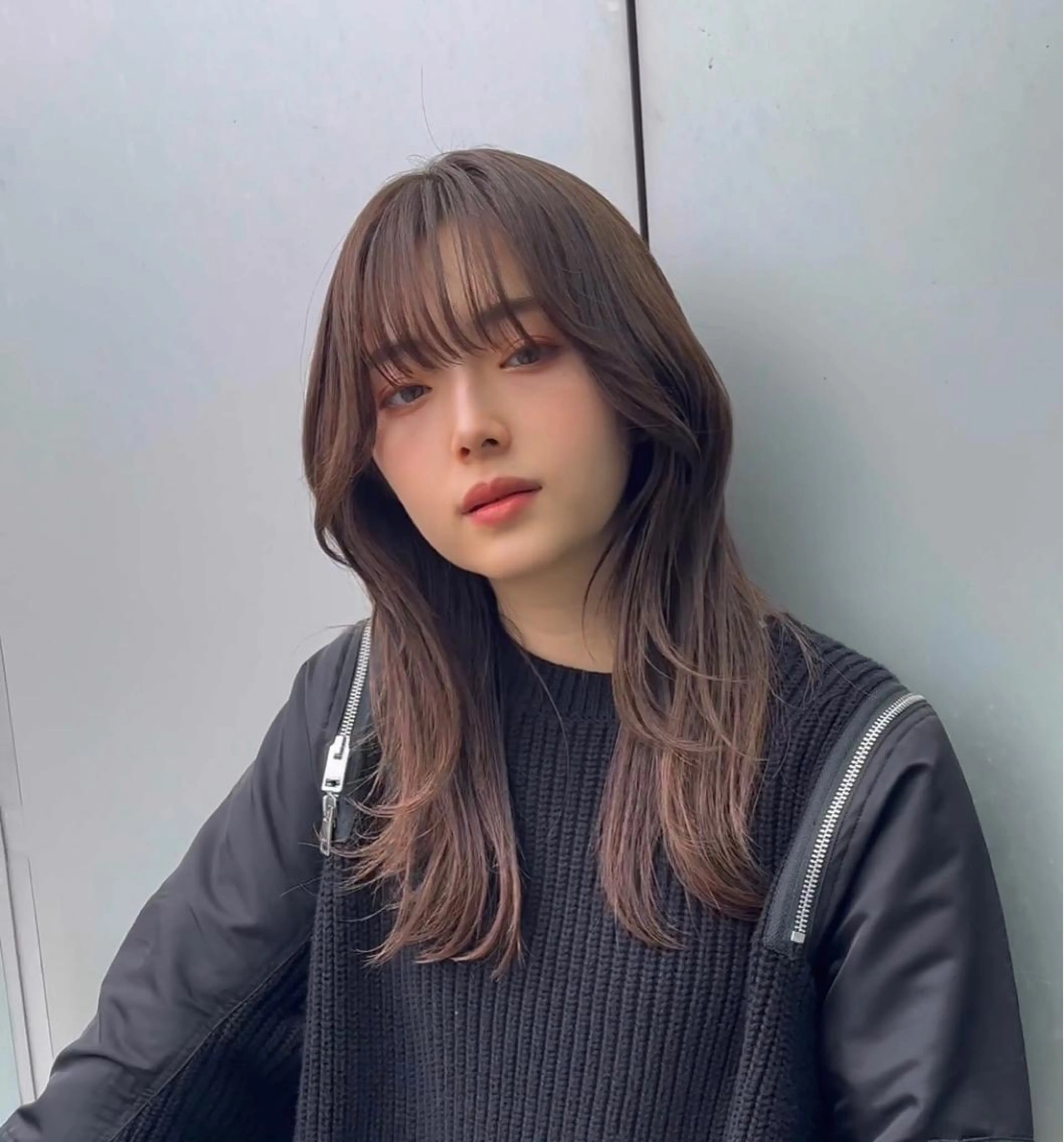 ロング カット ヘアカラー トリートメント 🌫️大人韓国ヘア 🌫️naoyaのヘアスタイル