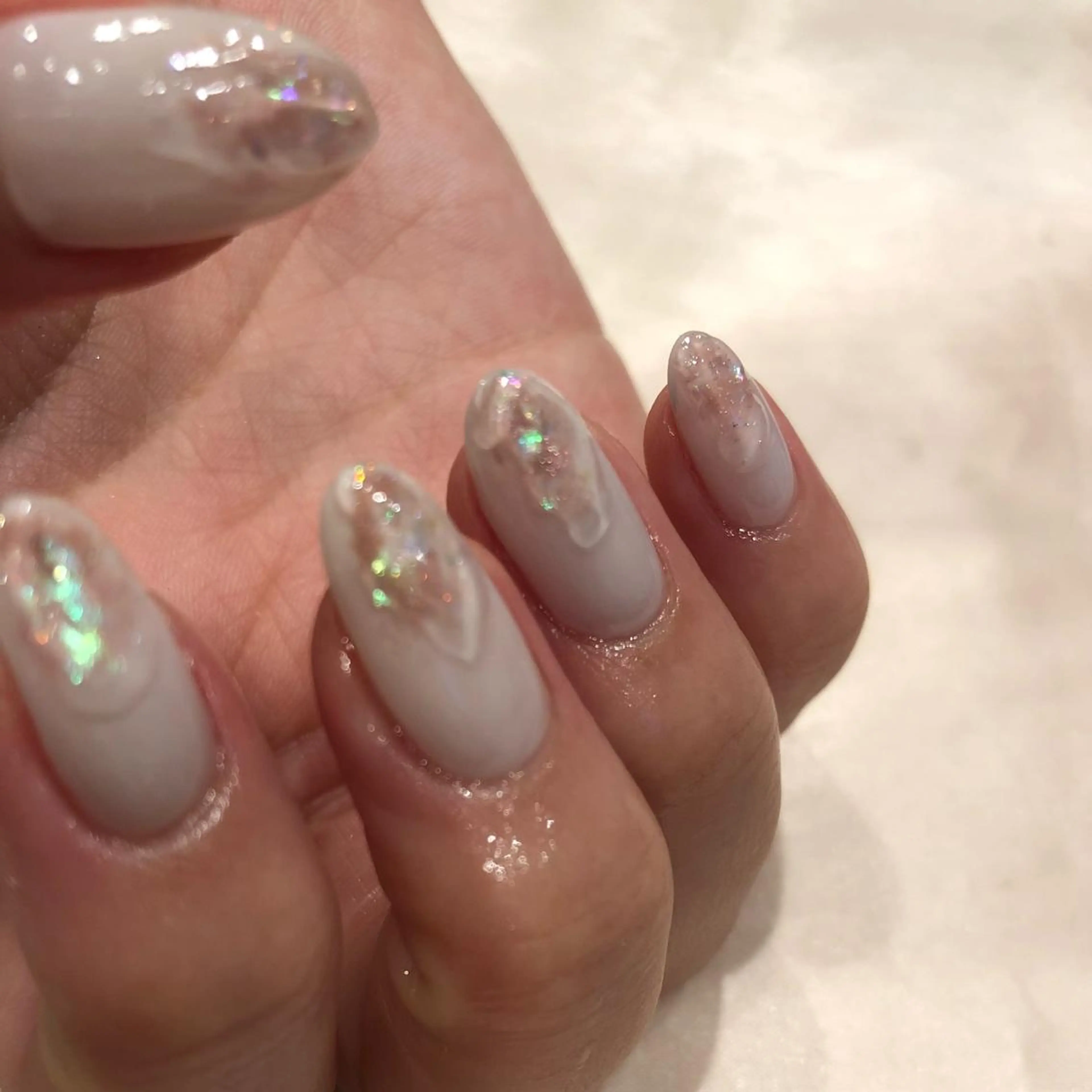 ネイル パラあり！フィルイン 美フォルムのネイルデザイン