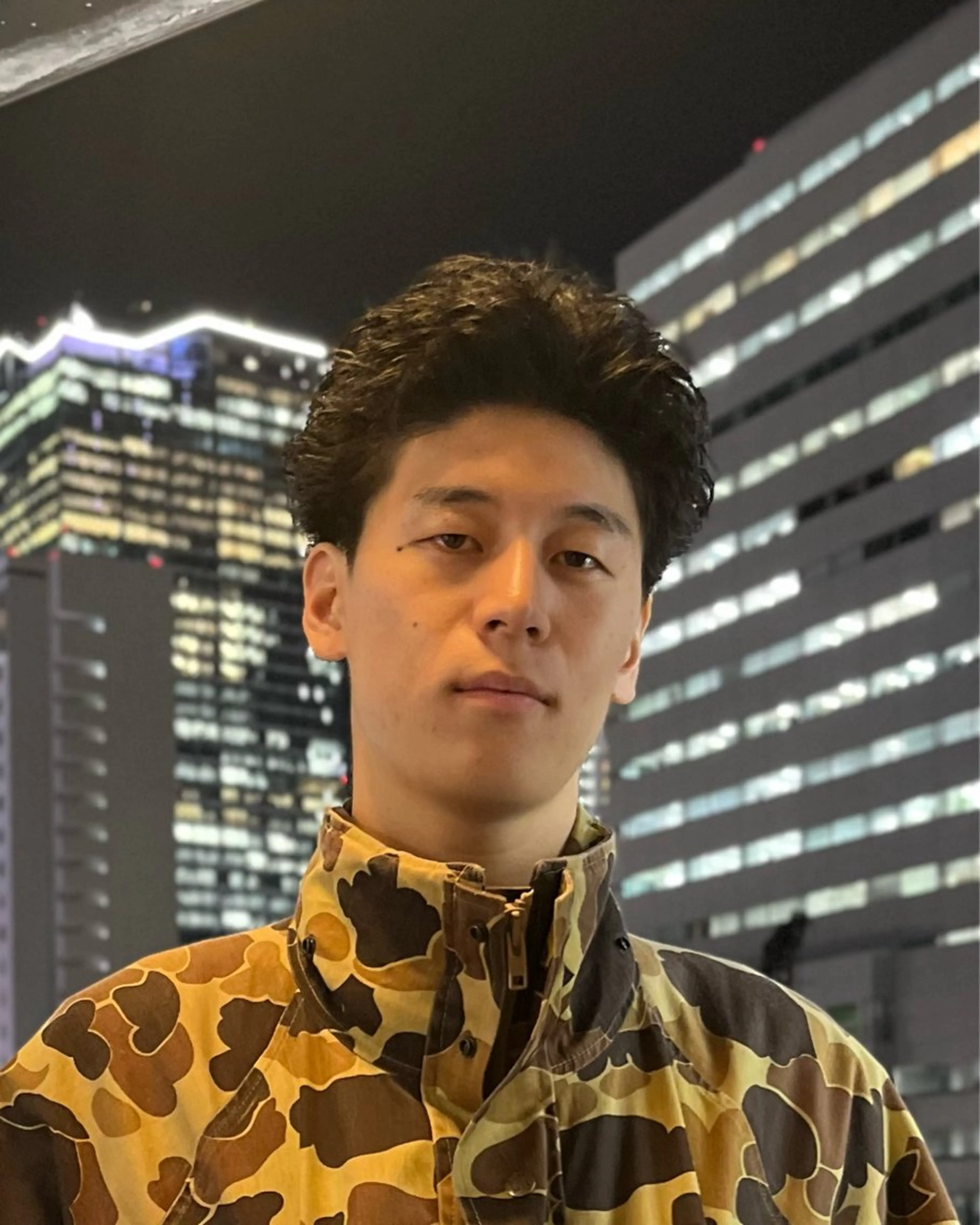 メンズ RIKU⚡️毛流れ ヘア×眉ワックスのヘアスタイル