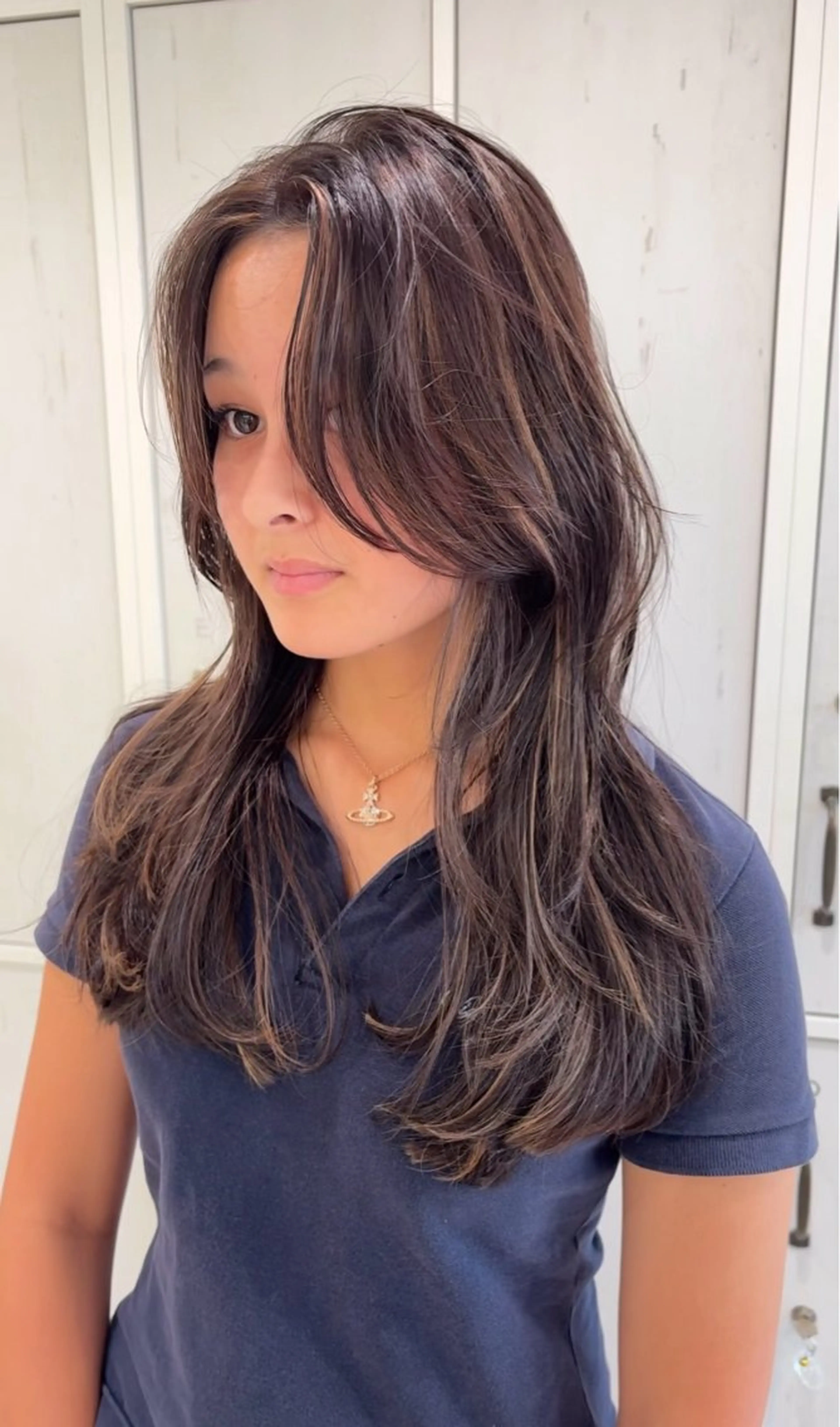 ロング カラー ヘアカラー hana/海外風ヘア /レイヤーカット🪐のヘアスタイル