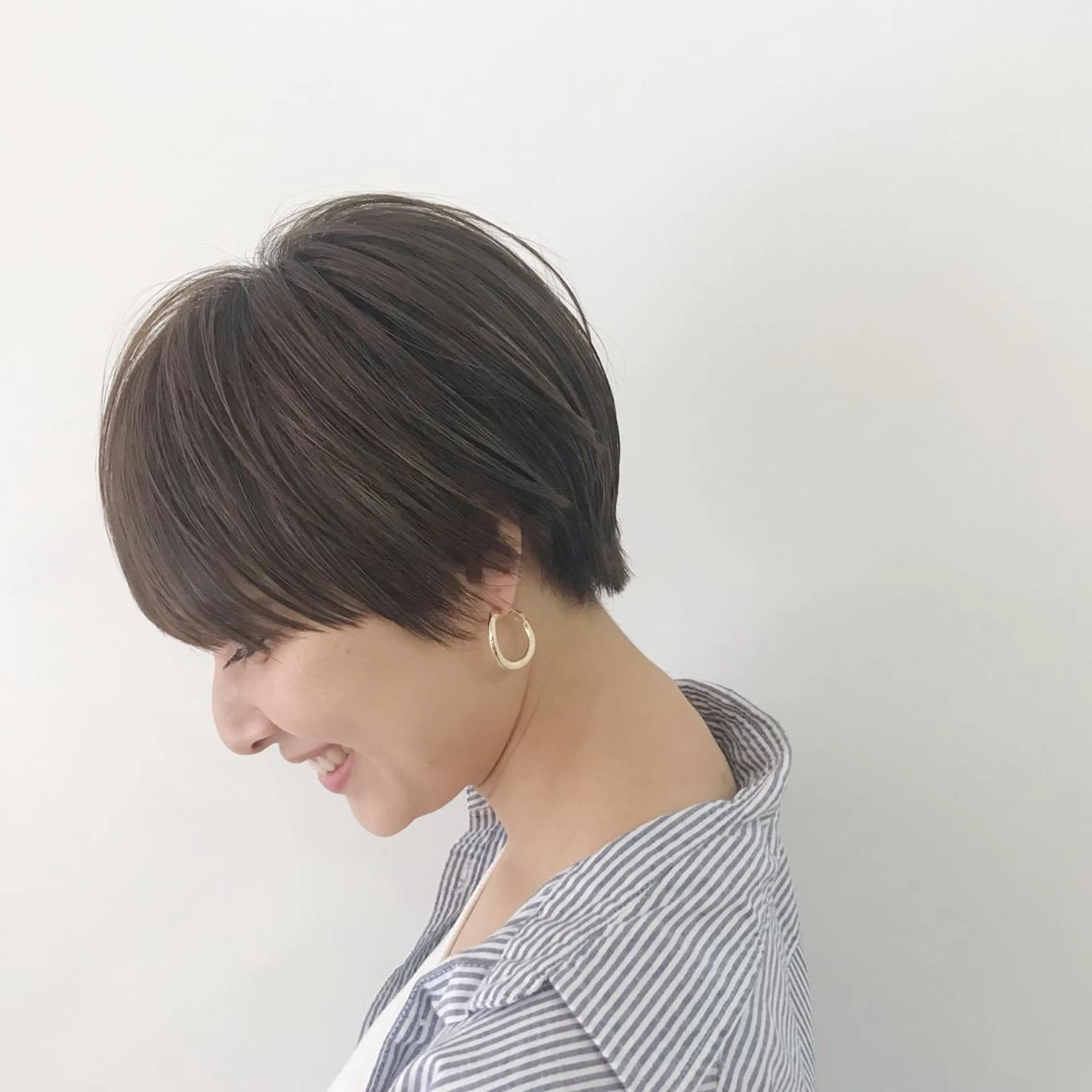 ショート カラー 丸みショート ショートヘア ボブ/大人ヘア k-two濱田のヘアスタイル