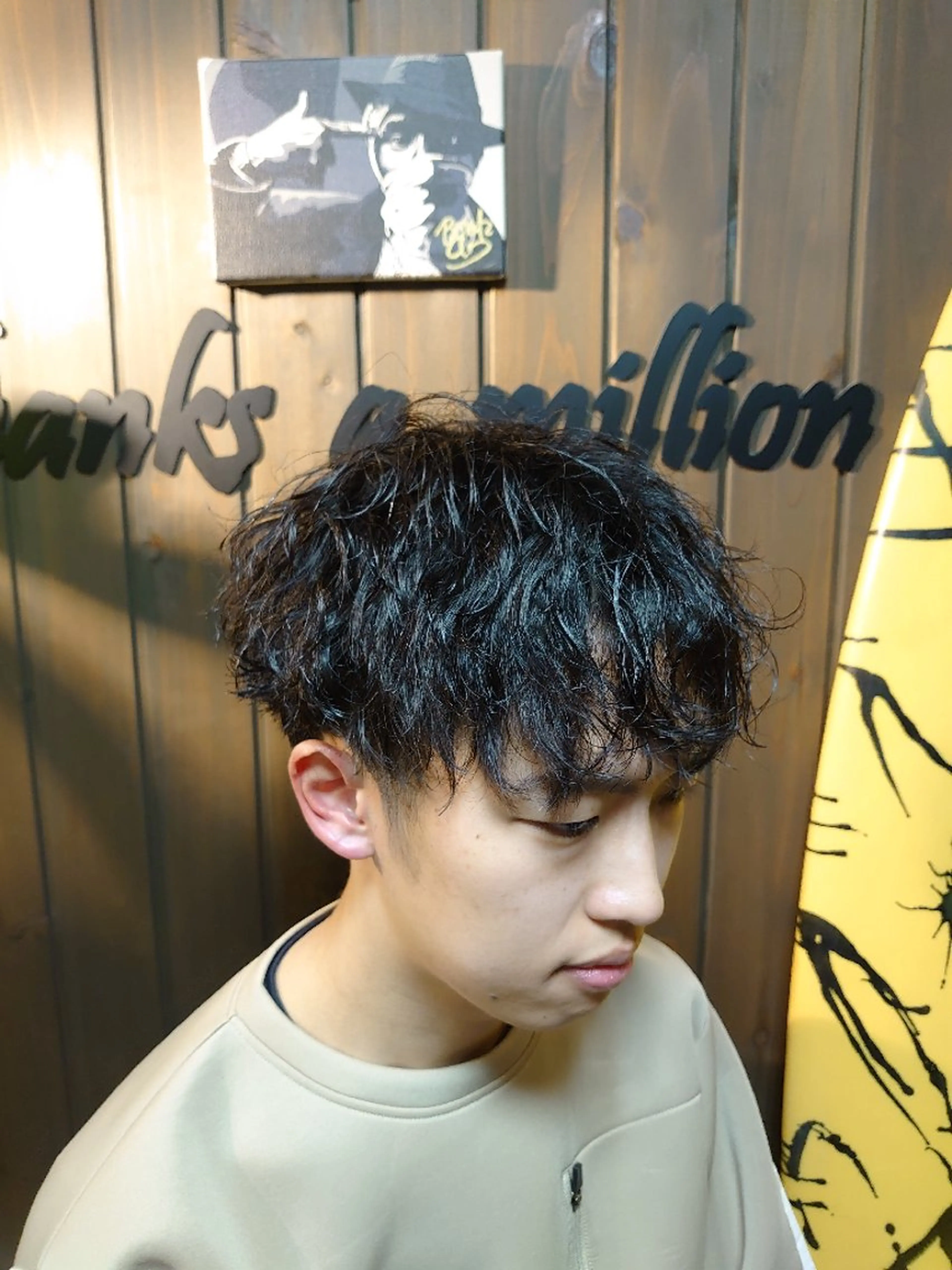 パーマ ツイストスパイラルパーマ スパイラルパーマ カット サンフラット所属・岡林 選のヘアスタイル