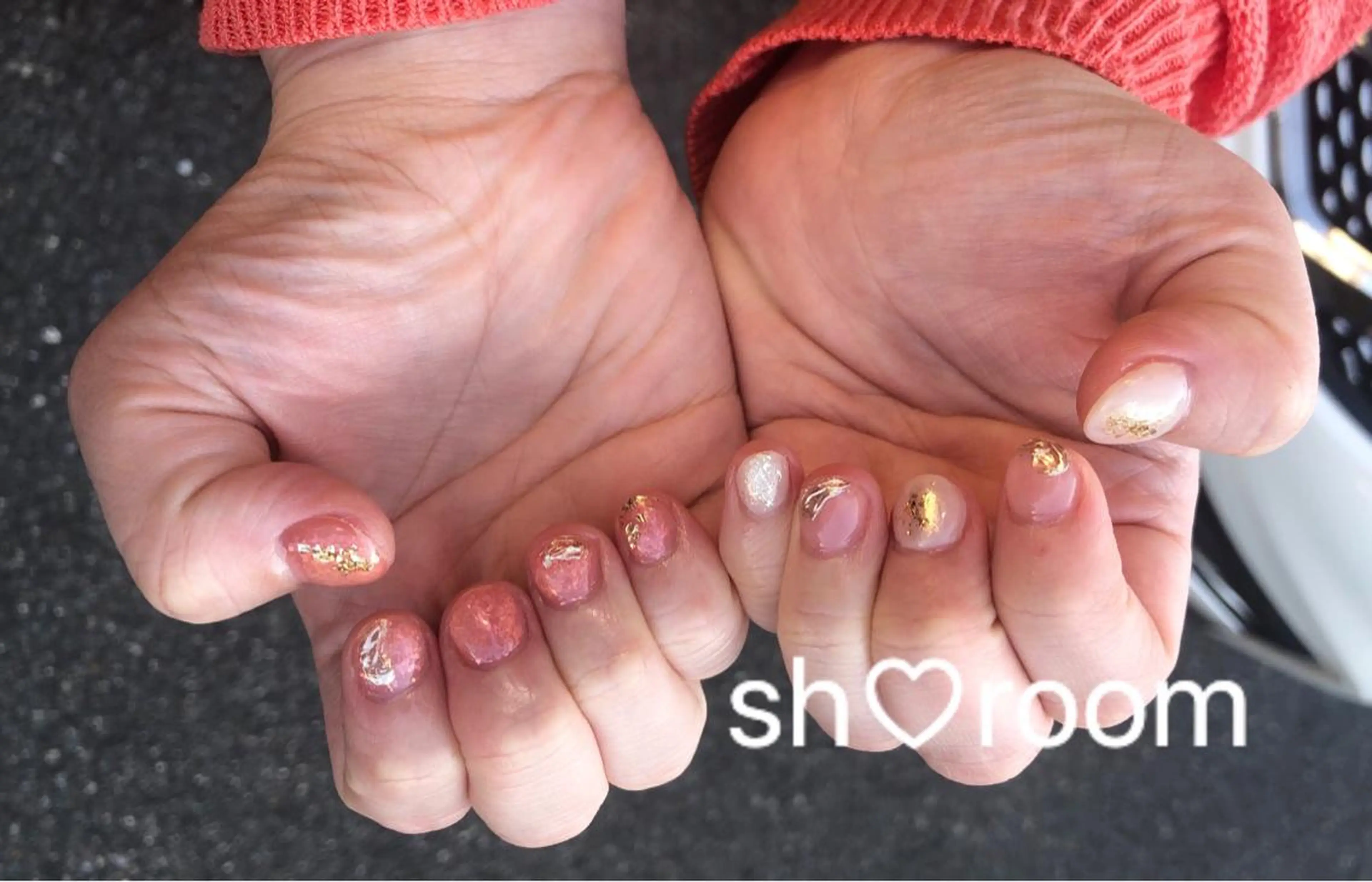 ネイル アートネイル オーロラネイル フットネイル フレンチネイル キラキラネイル Nail salon Ruuのネイルデザイン