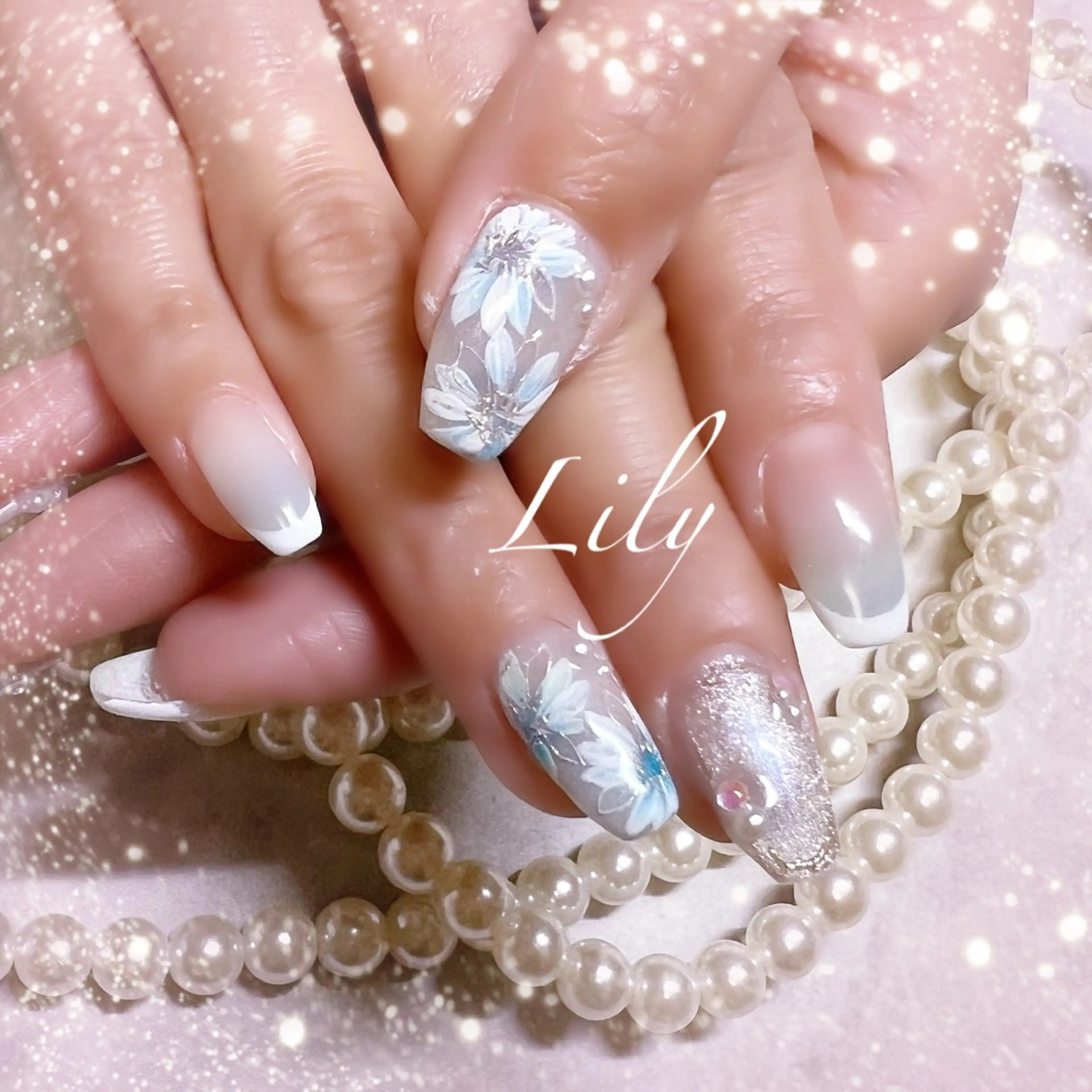 ネイル フットネイル Lily*nail 🌻Mii🌻のネイルデザイン