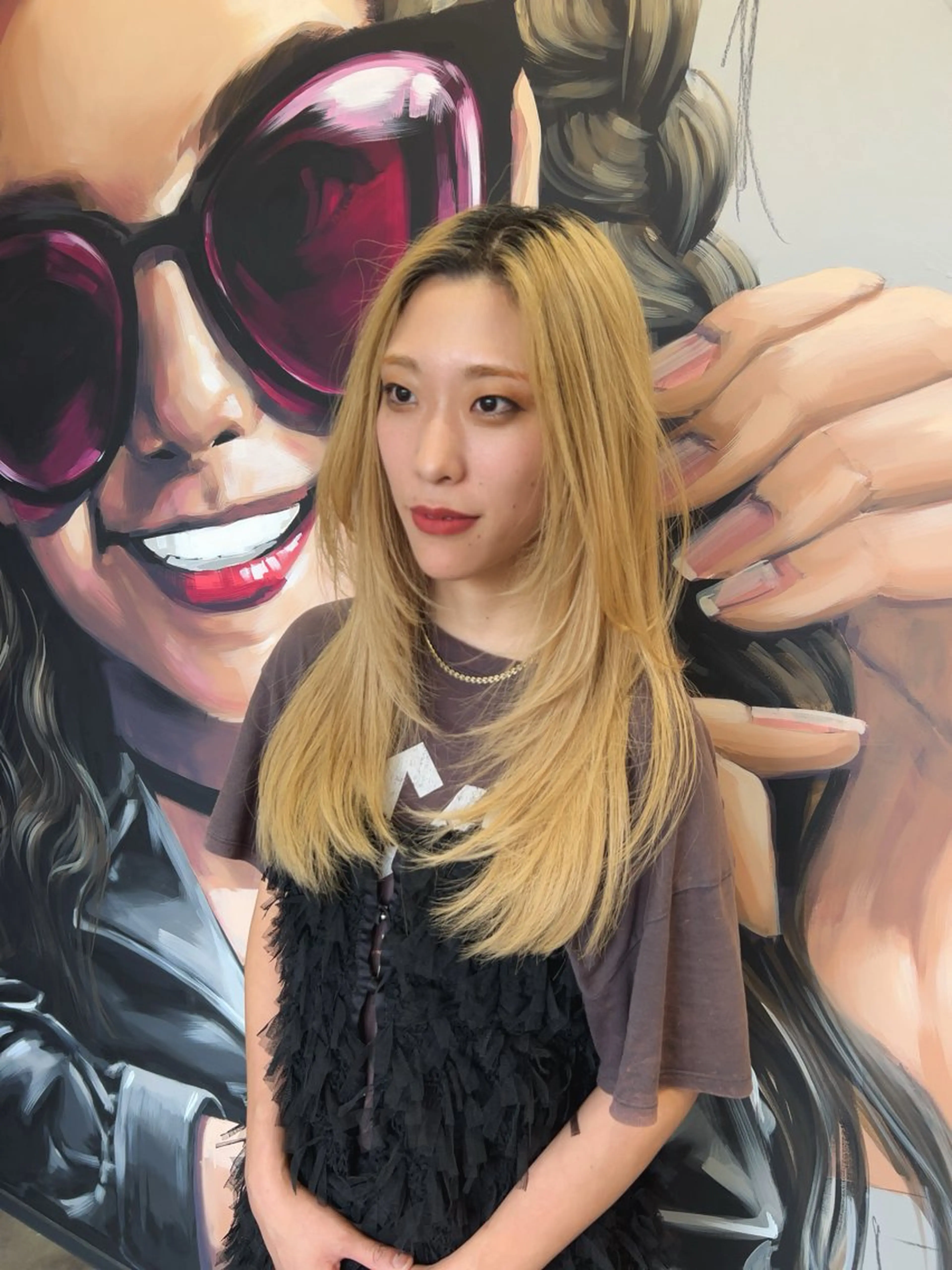 ロング レイヤーカット レイヤー/韓国/ ハッシュ/高田翼のヘアスタイル