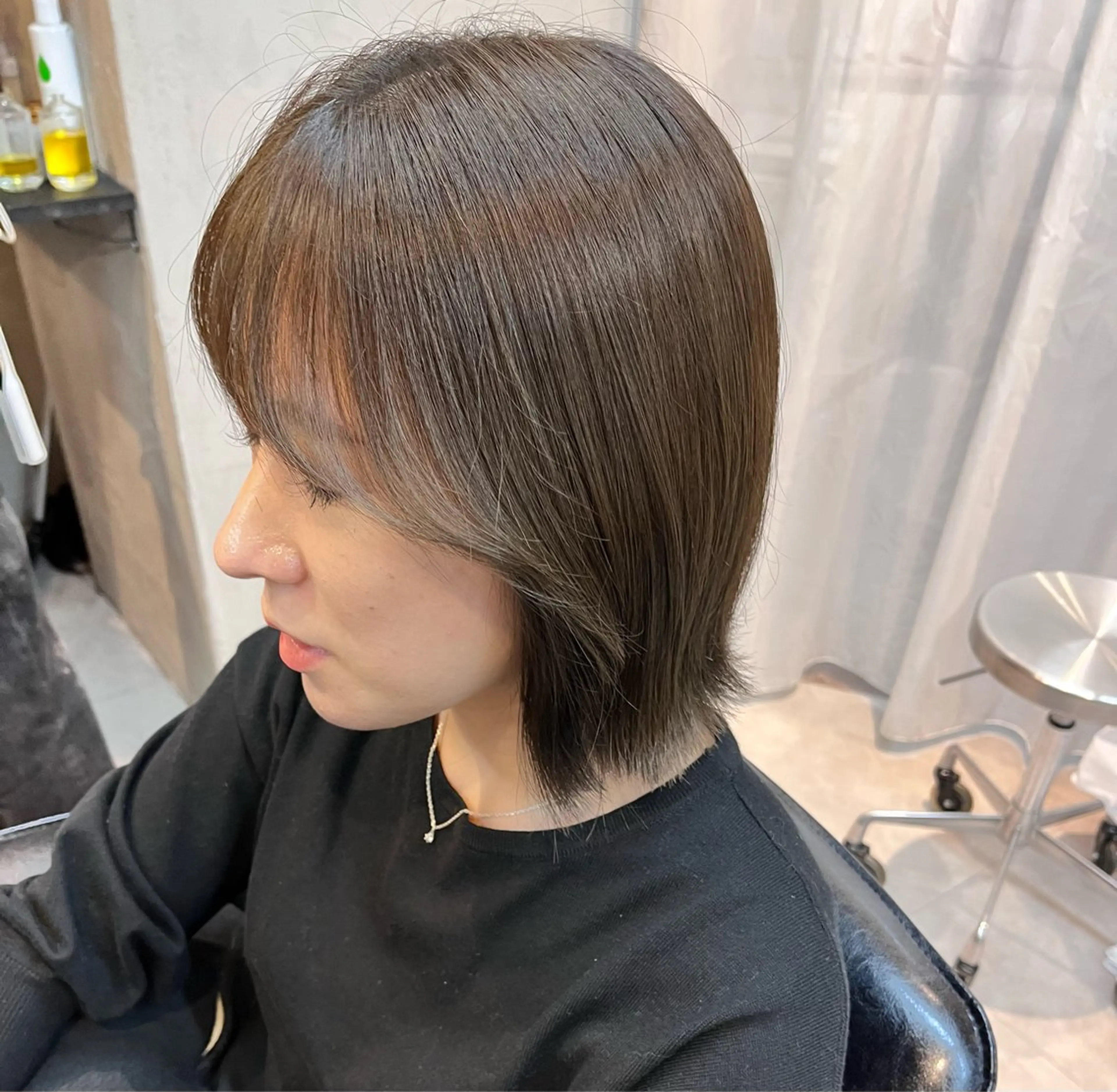 🌟ミニモ限定🌟ブリーチなし透明感カラー+オージュア2STEP TR+マイクロバブルの写真