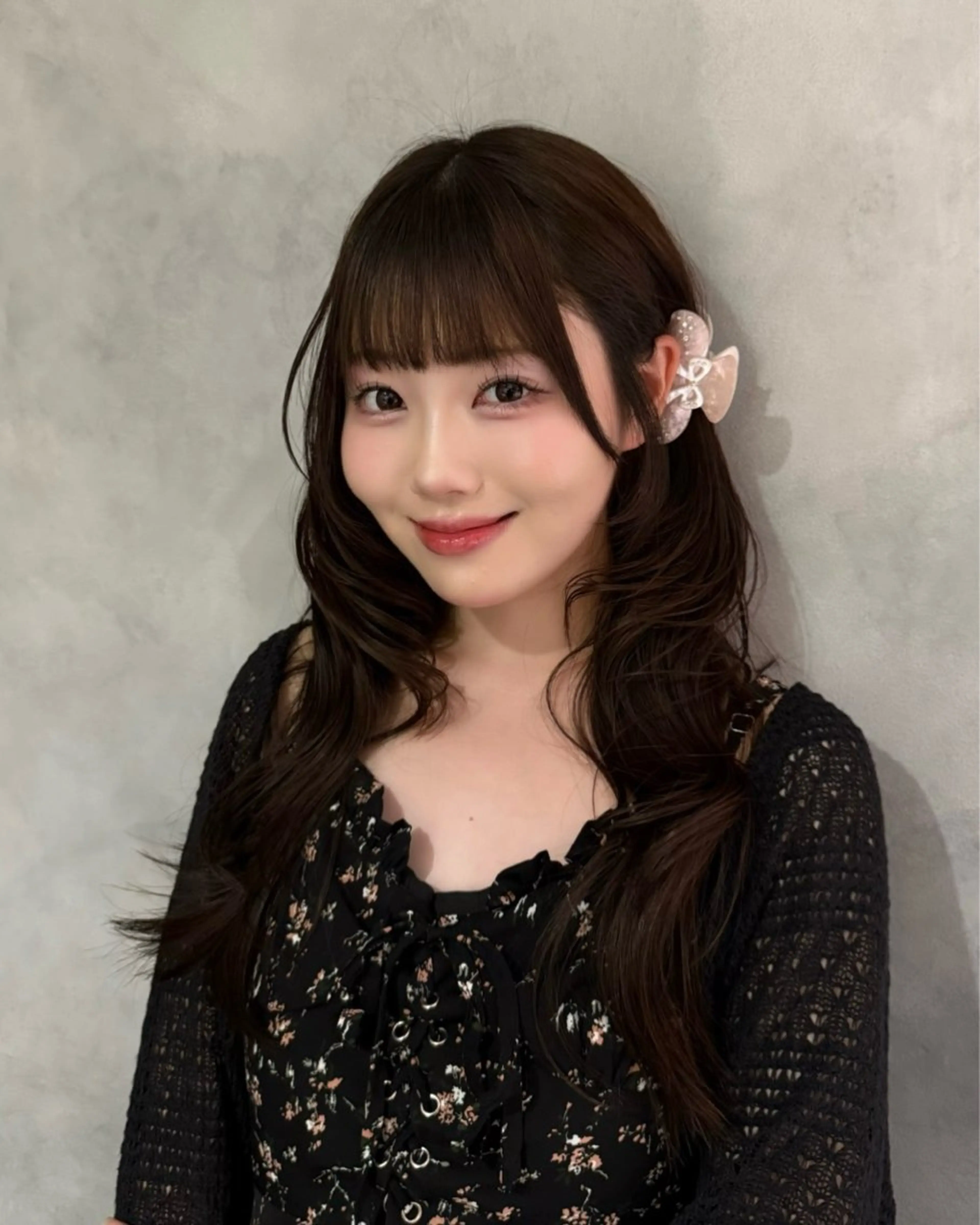 ロング レイヤーカット カット ヘアカラー トリートメント 谷 亜澄のヘアスタイル