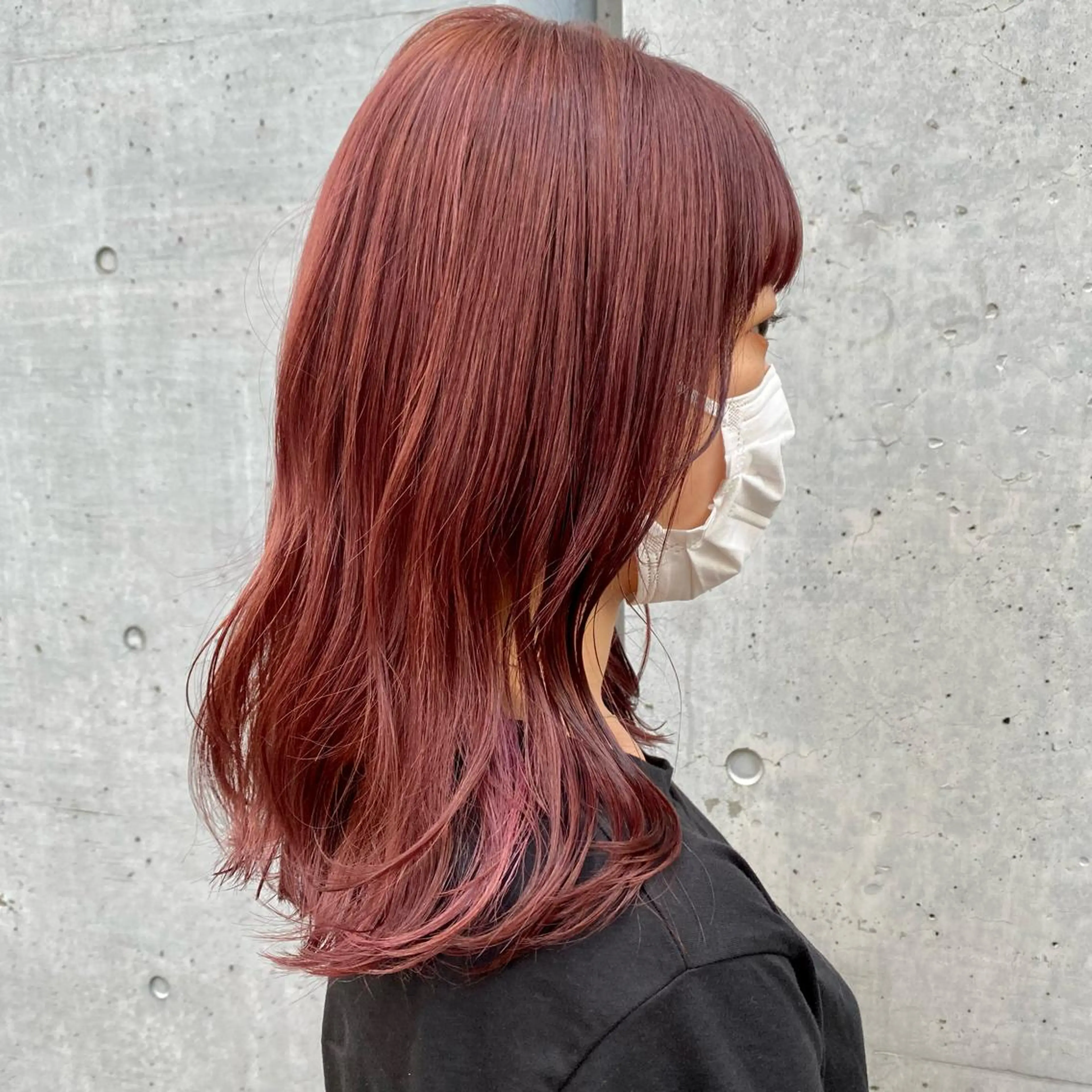 ミディアム カラー 🪭risa 暖色/レイヤー🪭のヘアスタイル