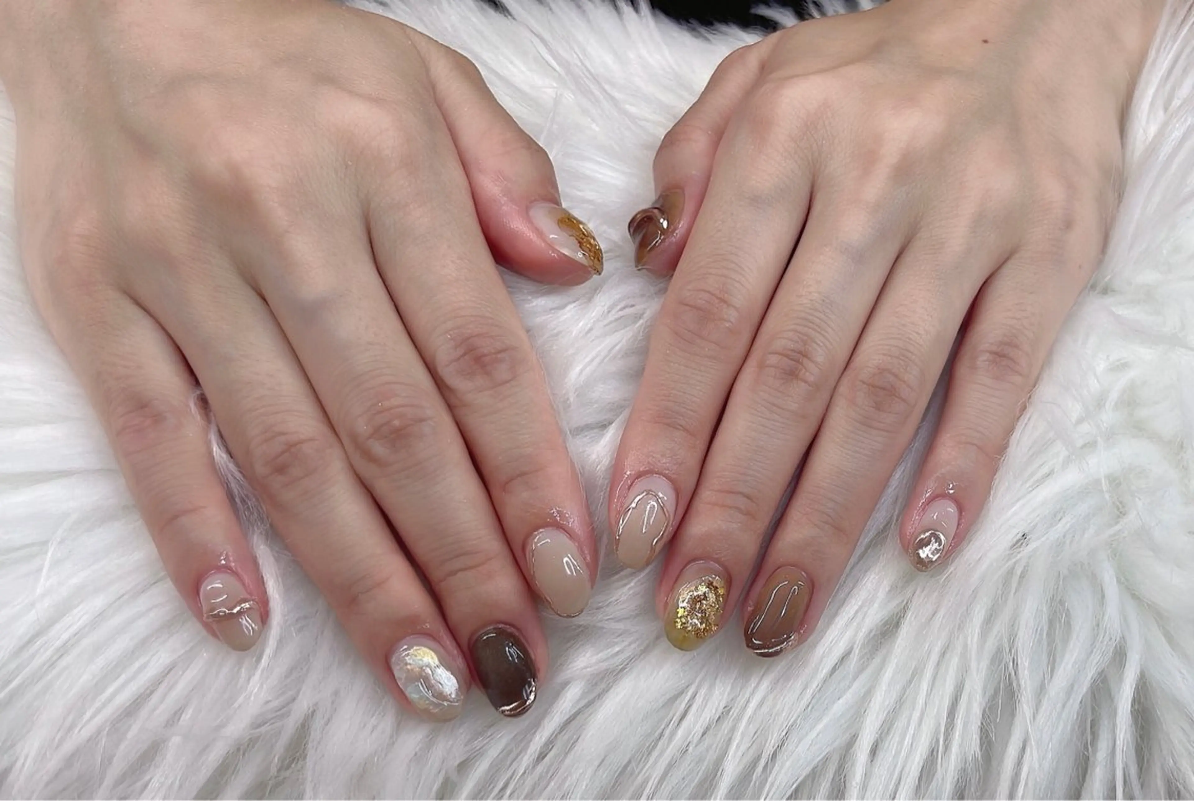 ネイル 渋谷T&B りお ロング無制限中💫のネイルデザイン