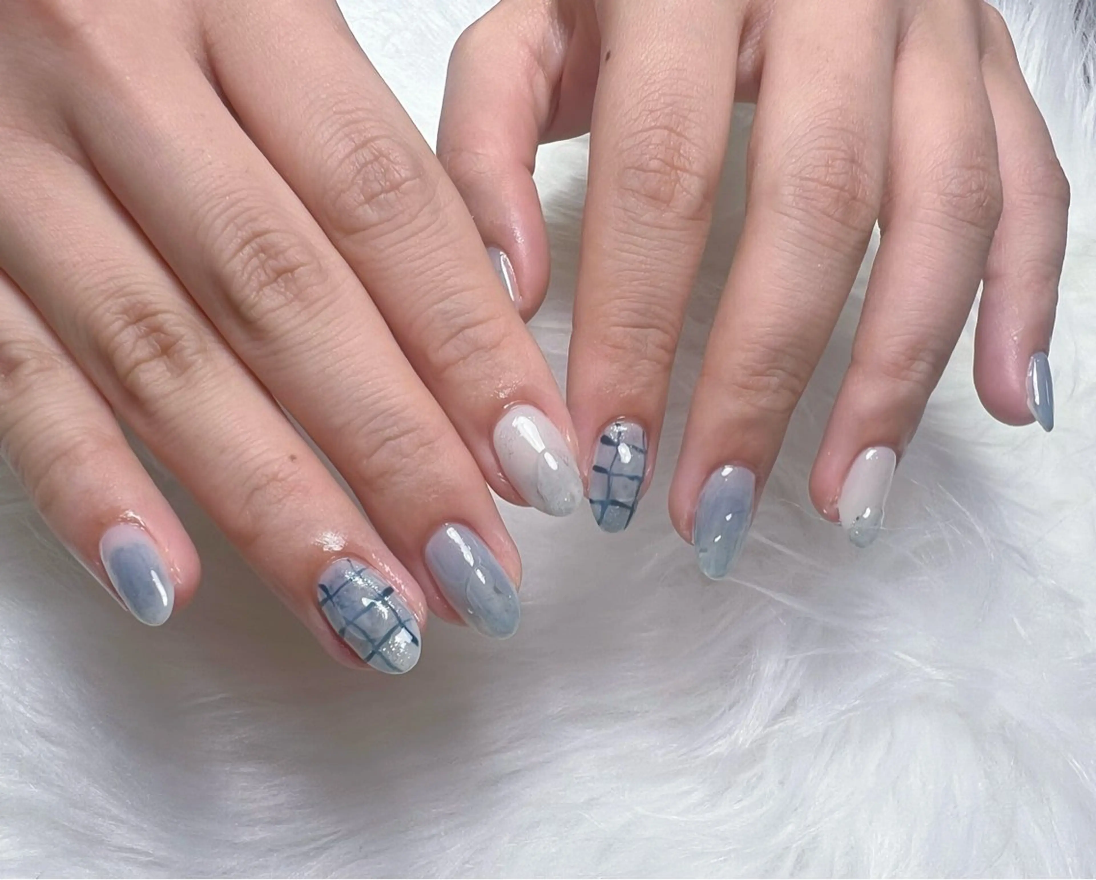 ネイル ハンドネイル Tumake🩶 Natsumi𖤐⡱のネイルデザイン