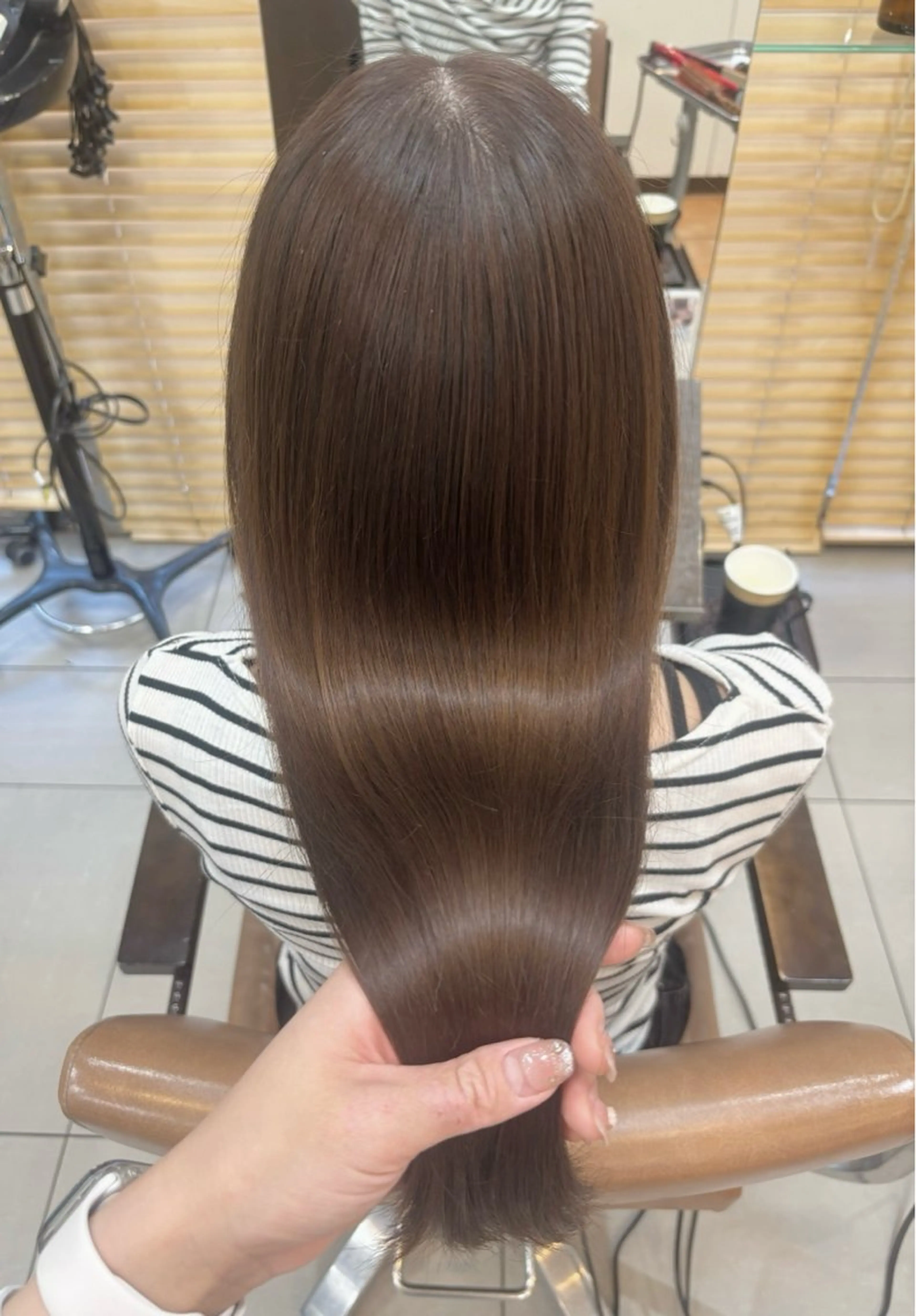セミロング トリートメント カット ヘアカラー トリートメント 頭皮×髪質改善 透明感カラー💎中村のヘアスタイル