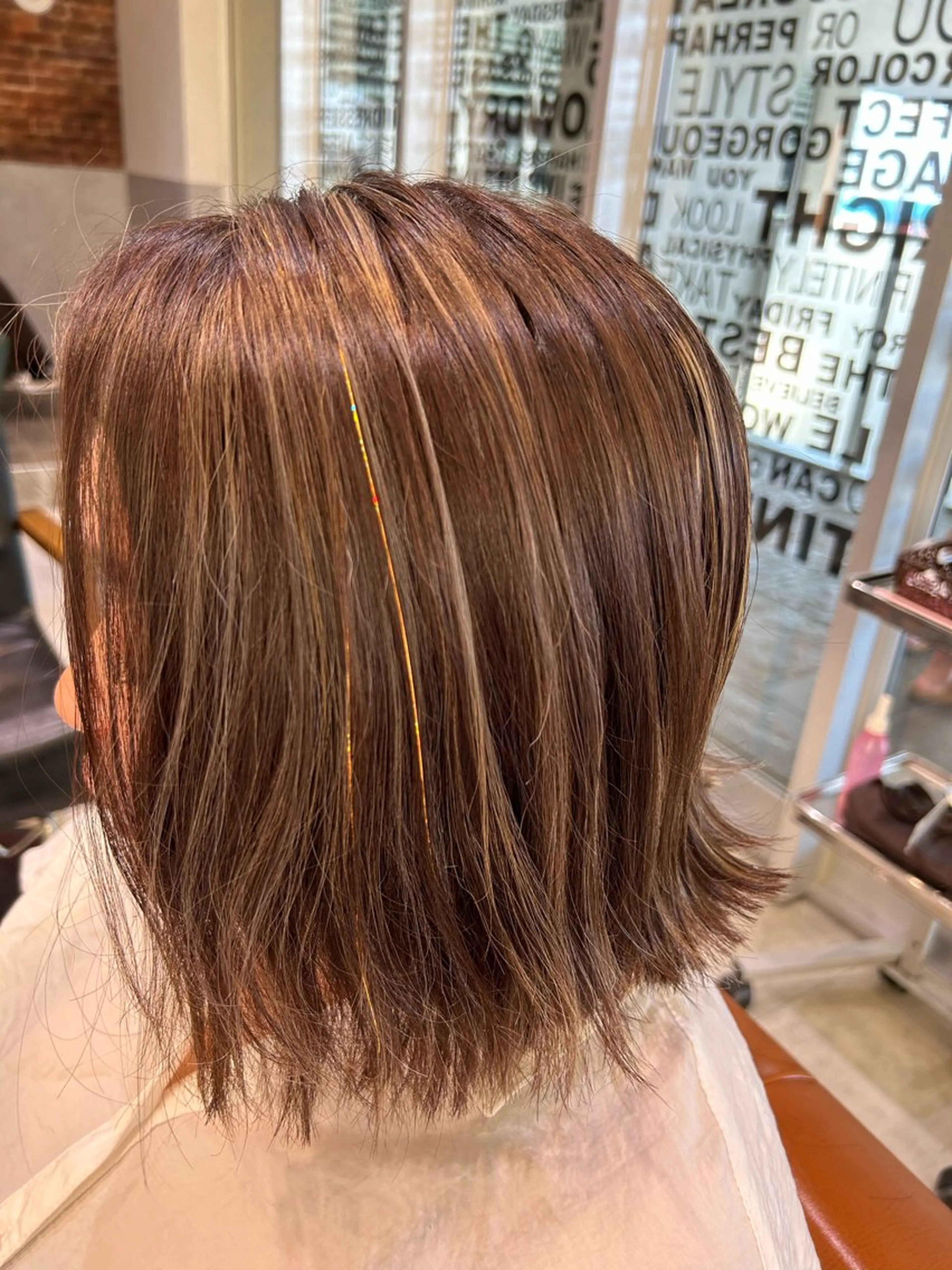 ミディアム ヘアアレンジ 髪質改善/縮毛矯正 ツヤ髪🩷さつきのヘアスタイル