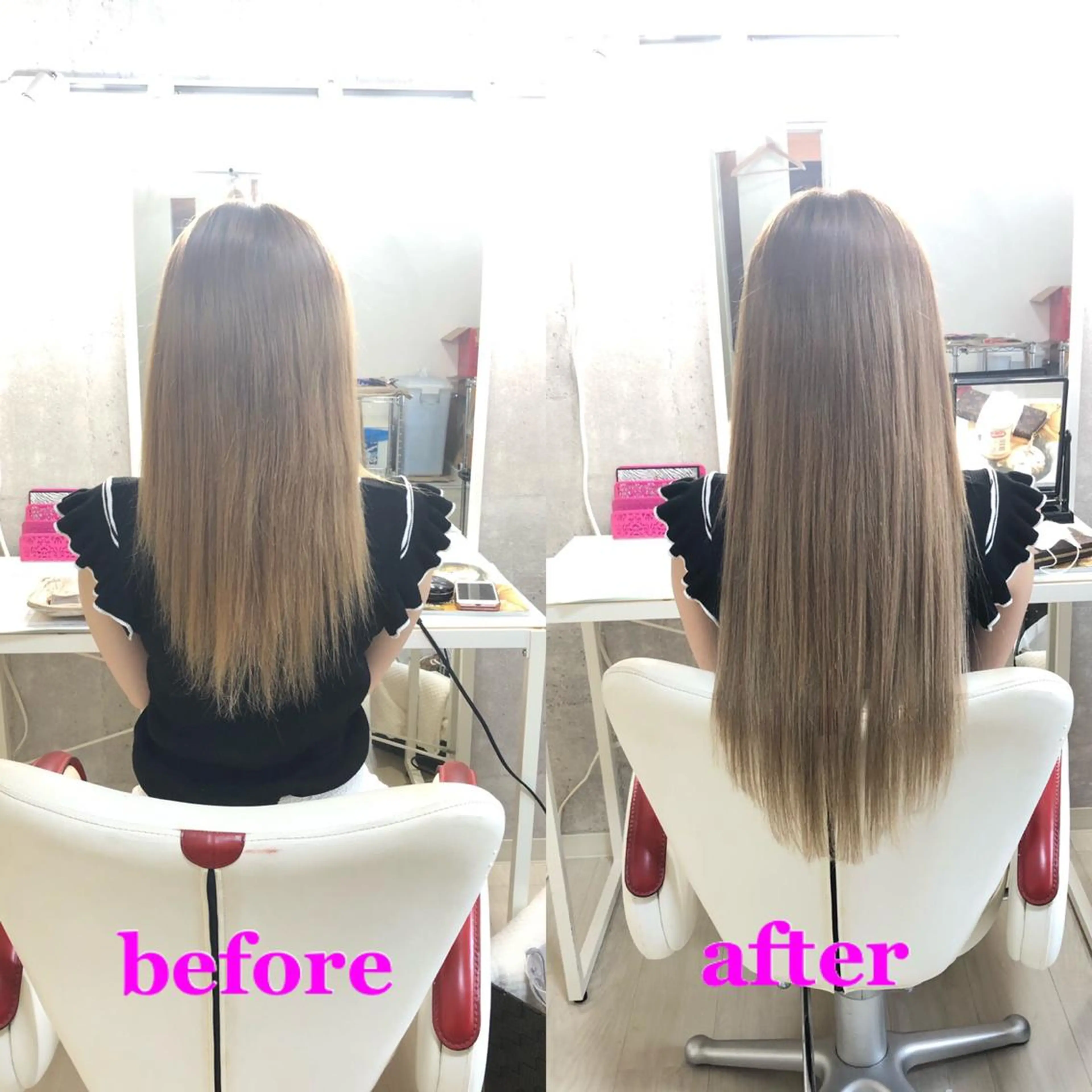 ロング エクステ 🌸ドレスアップ 心斎橋店🌸のヘアスタイル