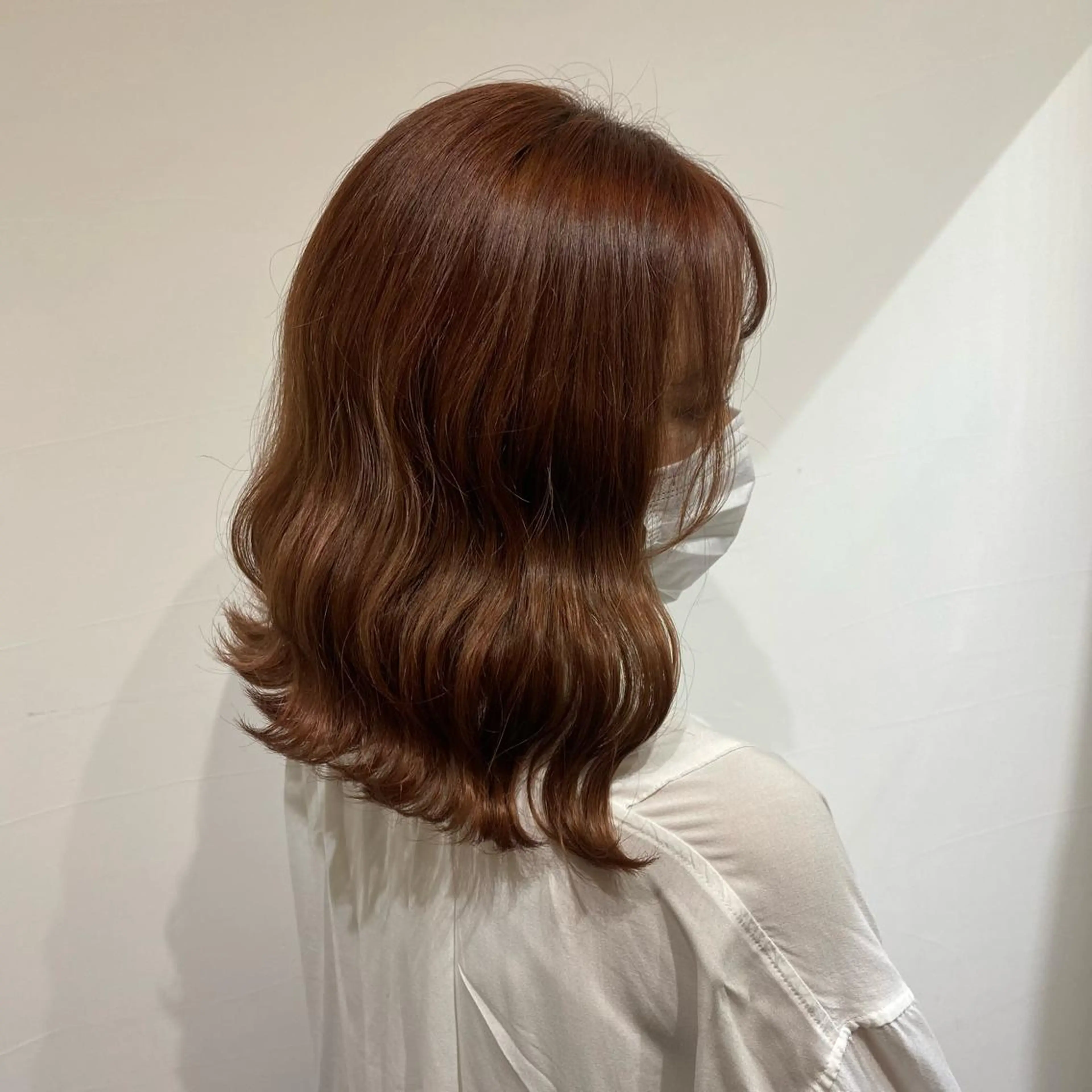 ミディアム カラー バレイヤージュ ブリーチ ブラウンカラー ケアブリーチ ダブルカラー ヘアカラー 韓国ヘア特化 💟 ララア 💟のヘアスタイル