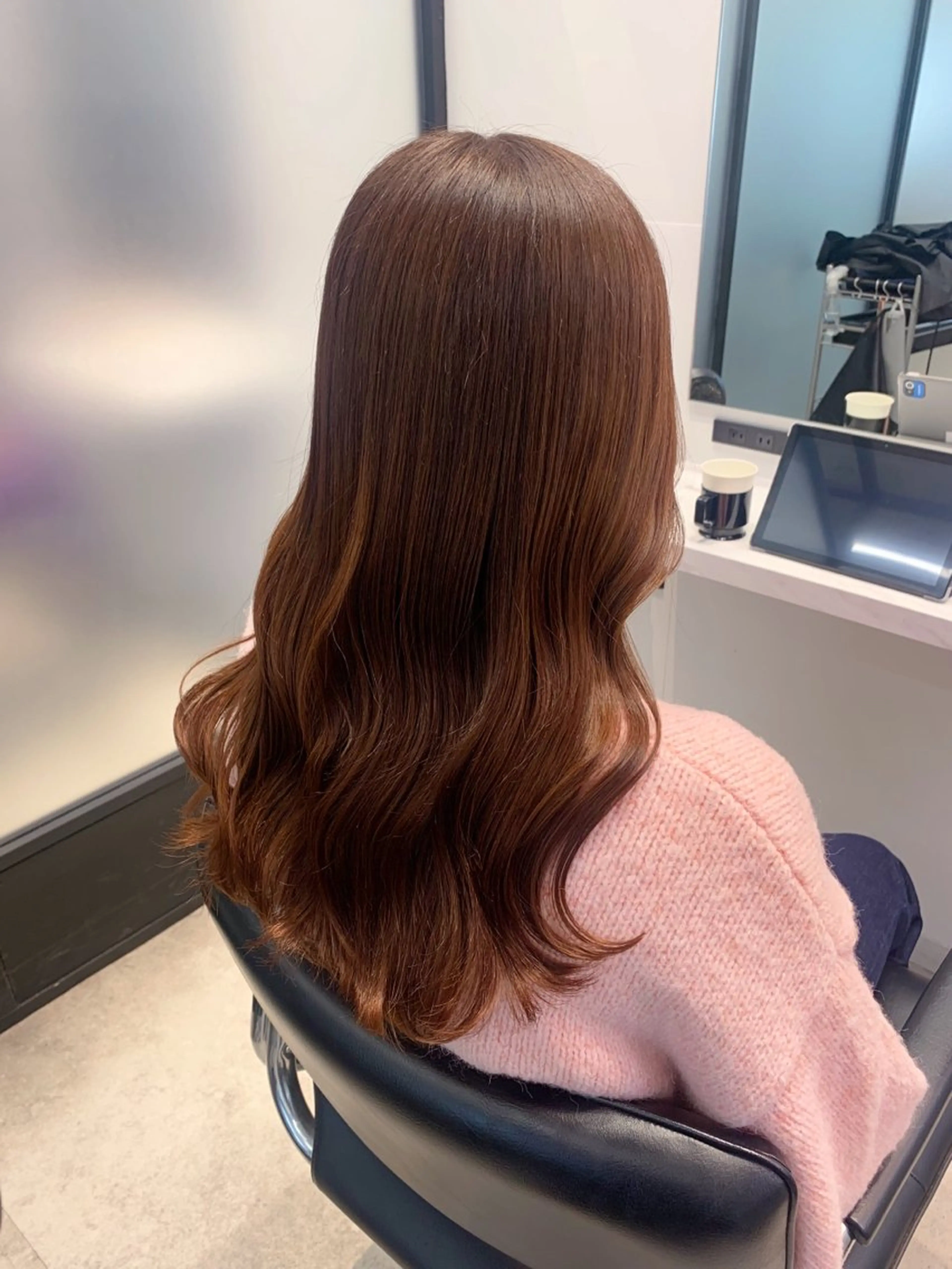 ロング 髪質改善 縮毛矯正 トリートメント カット ヘアカラー トリートメント 髪質改善/縮毛矯正 🎀小林 唯 🎀のヘアスタイル