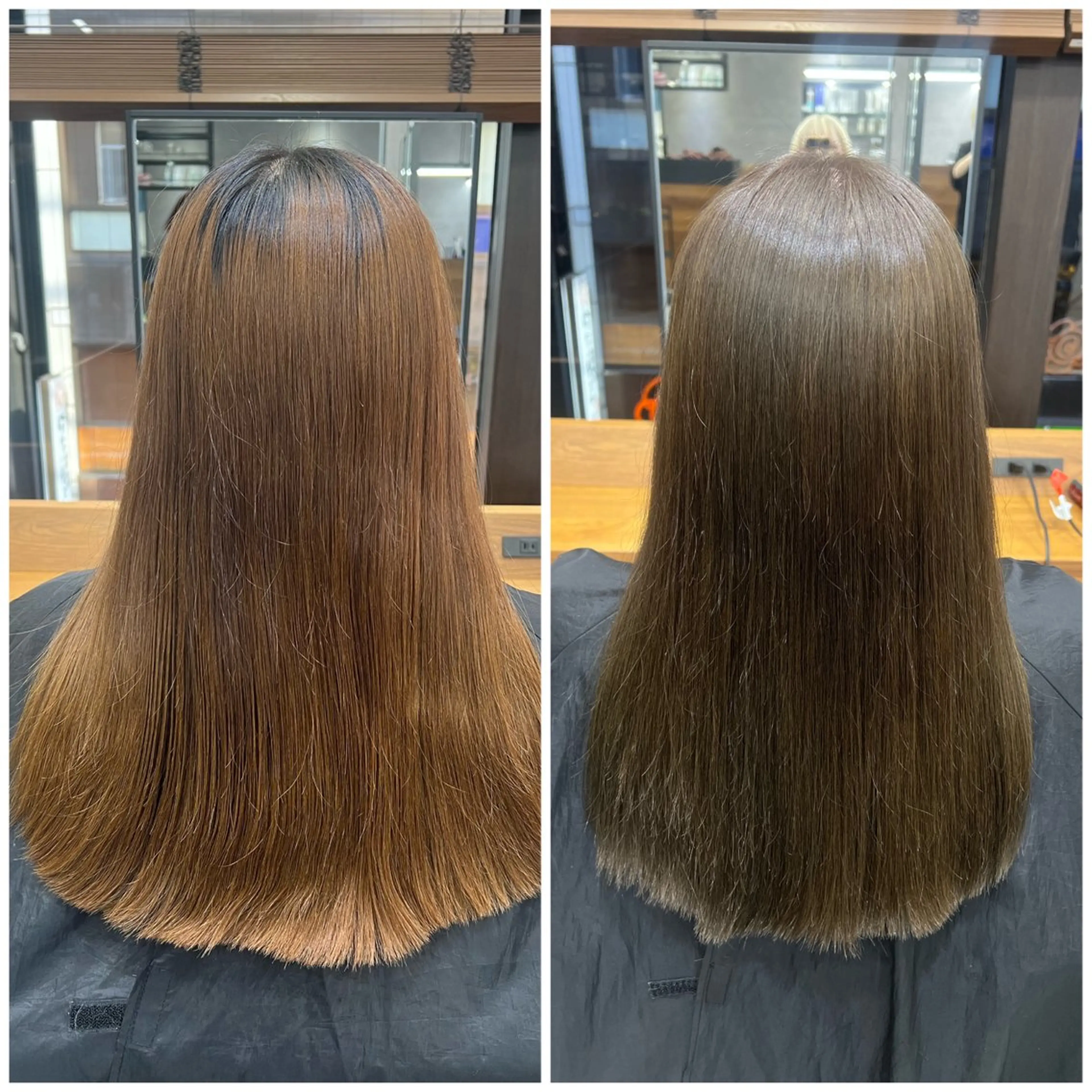 ロング カラー ベージュカラー 透明感カラー グレージュ ショート/ウルフ カットモデル募集のヘアスタイル