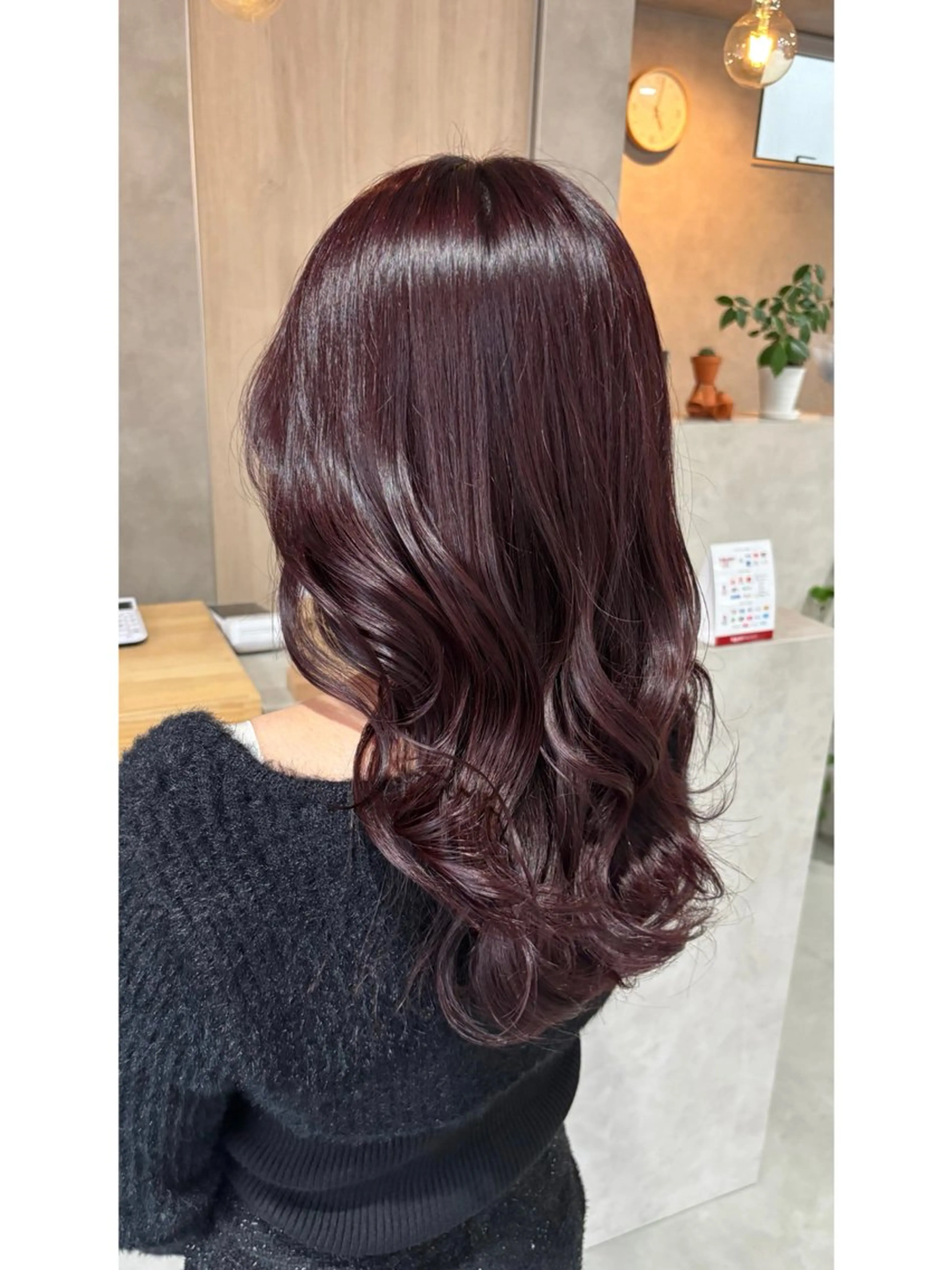 セミロング カラー nook.【ヌーク】所属・アヤカ assistantのヘアスタイル